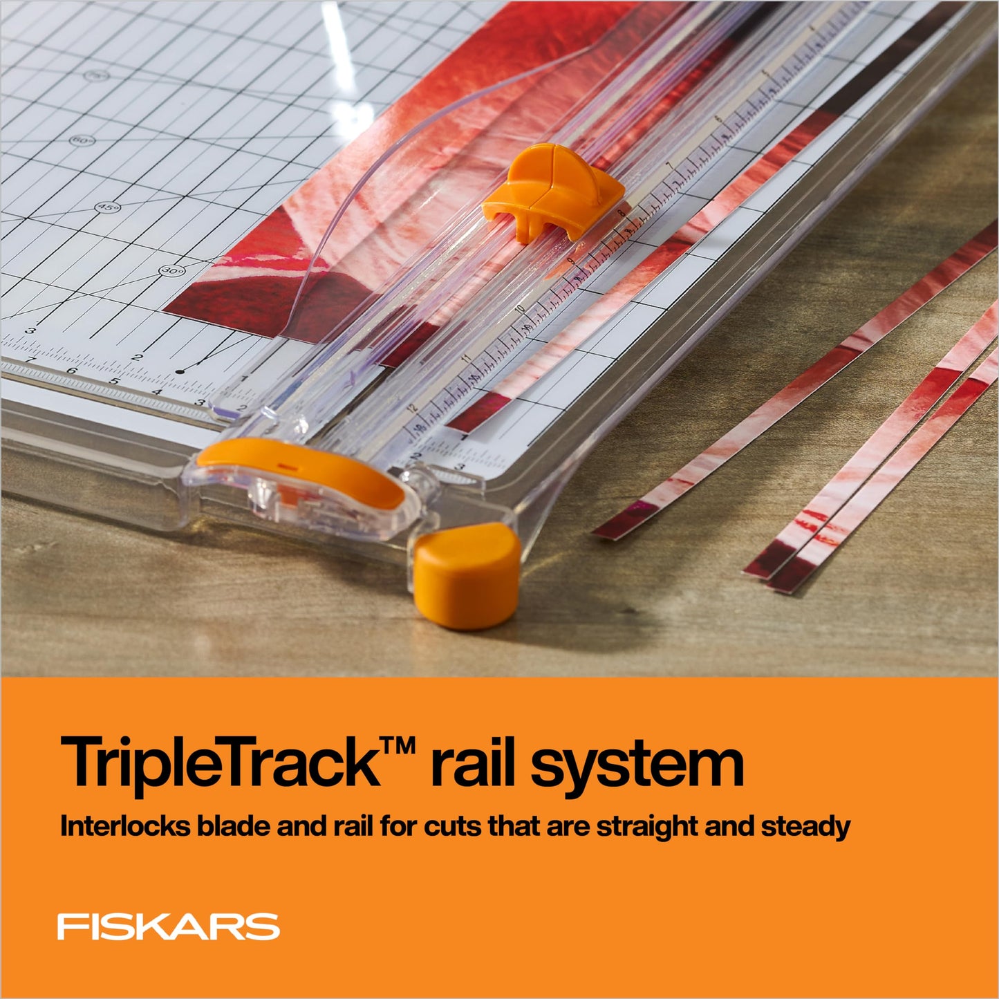Fiskars Precision Paper Trimmer - Easy, Safe and Accurate for Crafts, Gifts, Cards and More - Always Cuts Straight