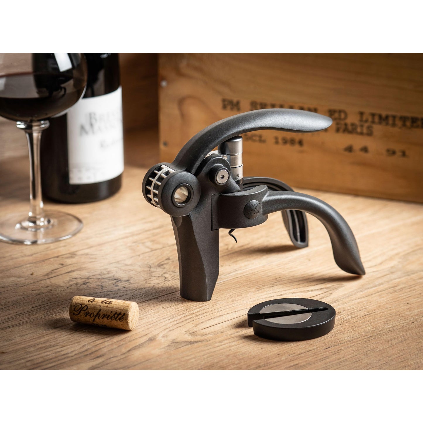 Peugeot 200510 Baltaz Dark Lever Corkscrew, Black