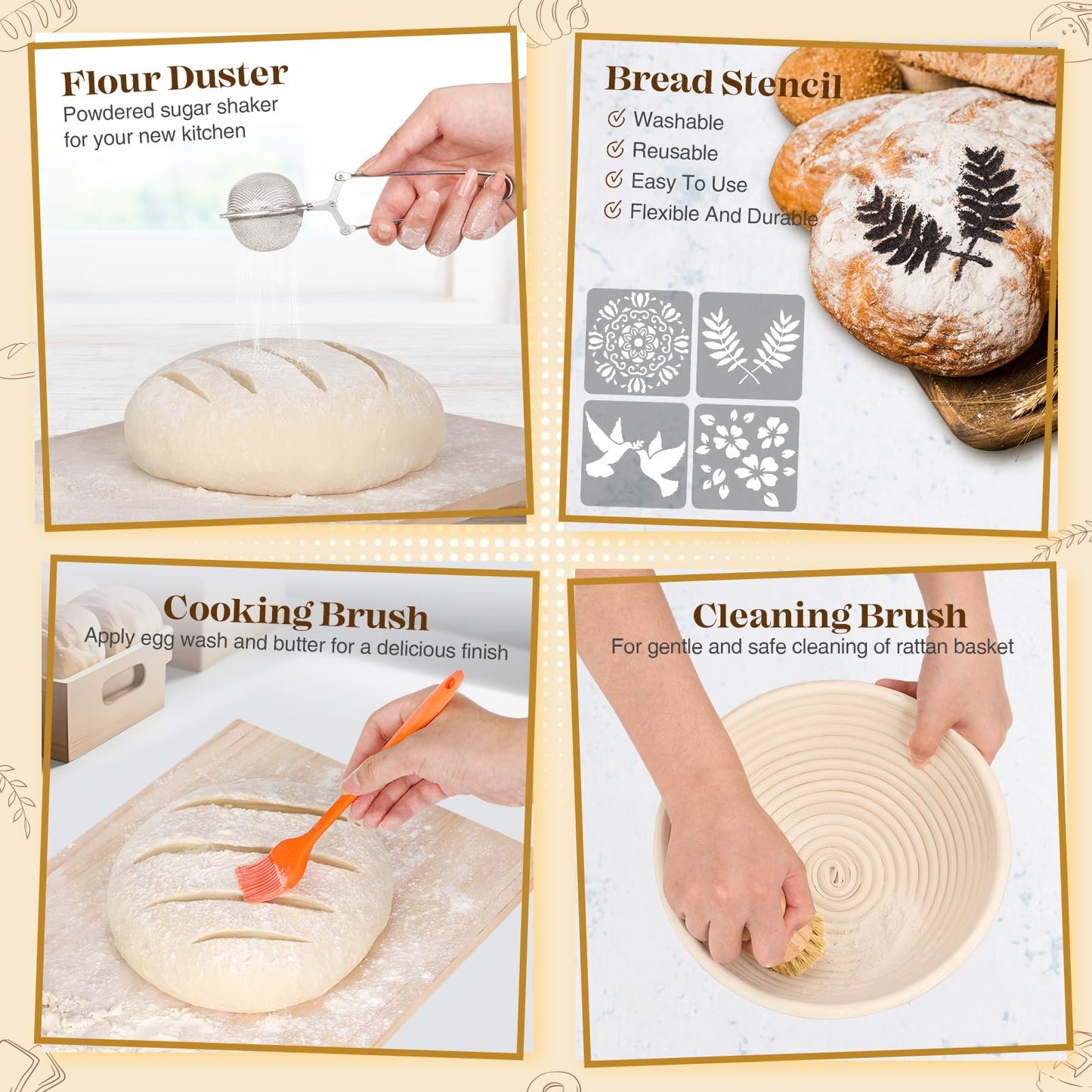 Sourdough Bread Starter Kit, Sourdough Starter Kit, Sour Dough Starter Kits, Baking Essentials, Gifts for People Who Love Baking Sourdough Starter Jar Sourdough Tools