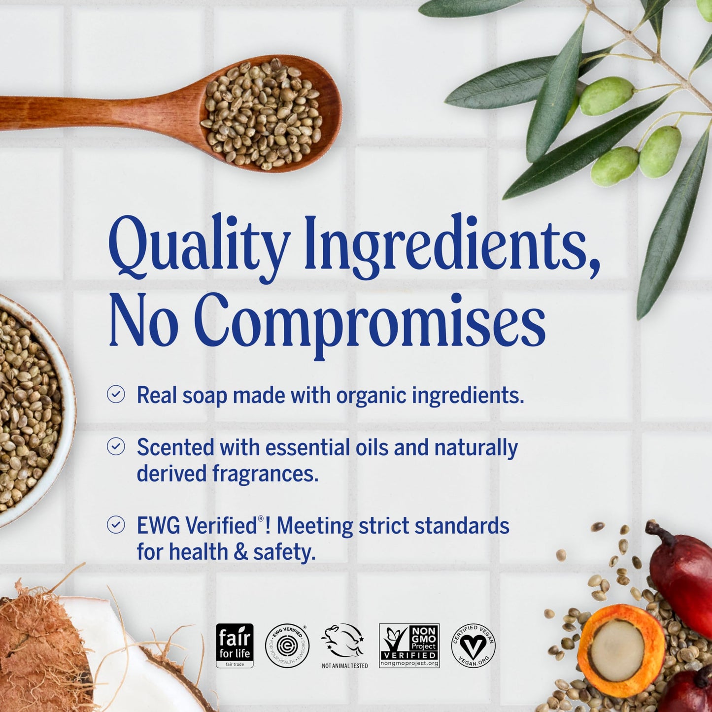Dr. Bronner’s - Pure-Castile Liquid Soap (Eucalyptus, 946 mL) - Made with Organic Oils, 18-in-1 Uses: Face, Body, Hair, Laundry, Pets & Dishes, Concentrated, Vegan, Non-GMO