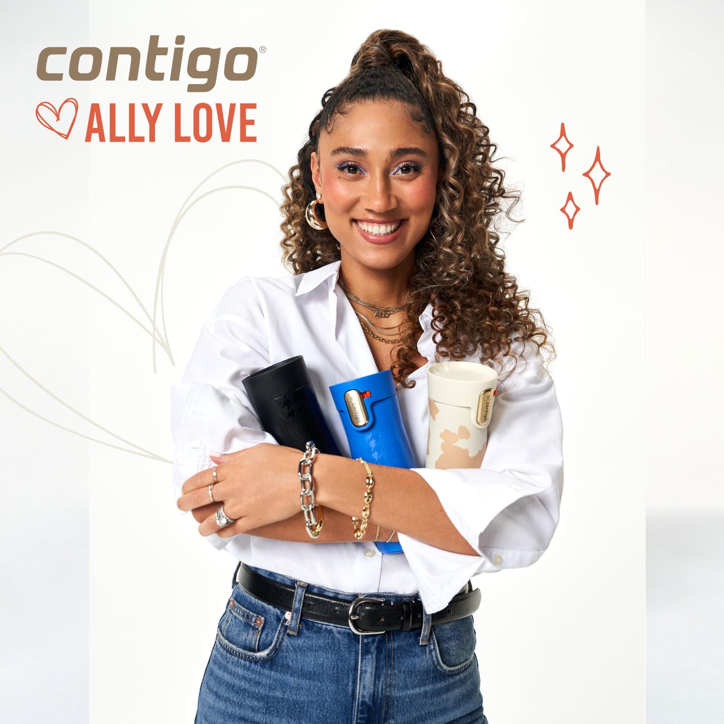 Contigo x Ally Love West Loop 3.0 Vacuum-Insulated Stainless Steel Travel Mug with AUTOSEAL Easy-Clean Lid, 16 oz (473 mL), Licorice