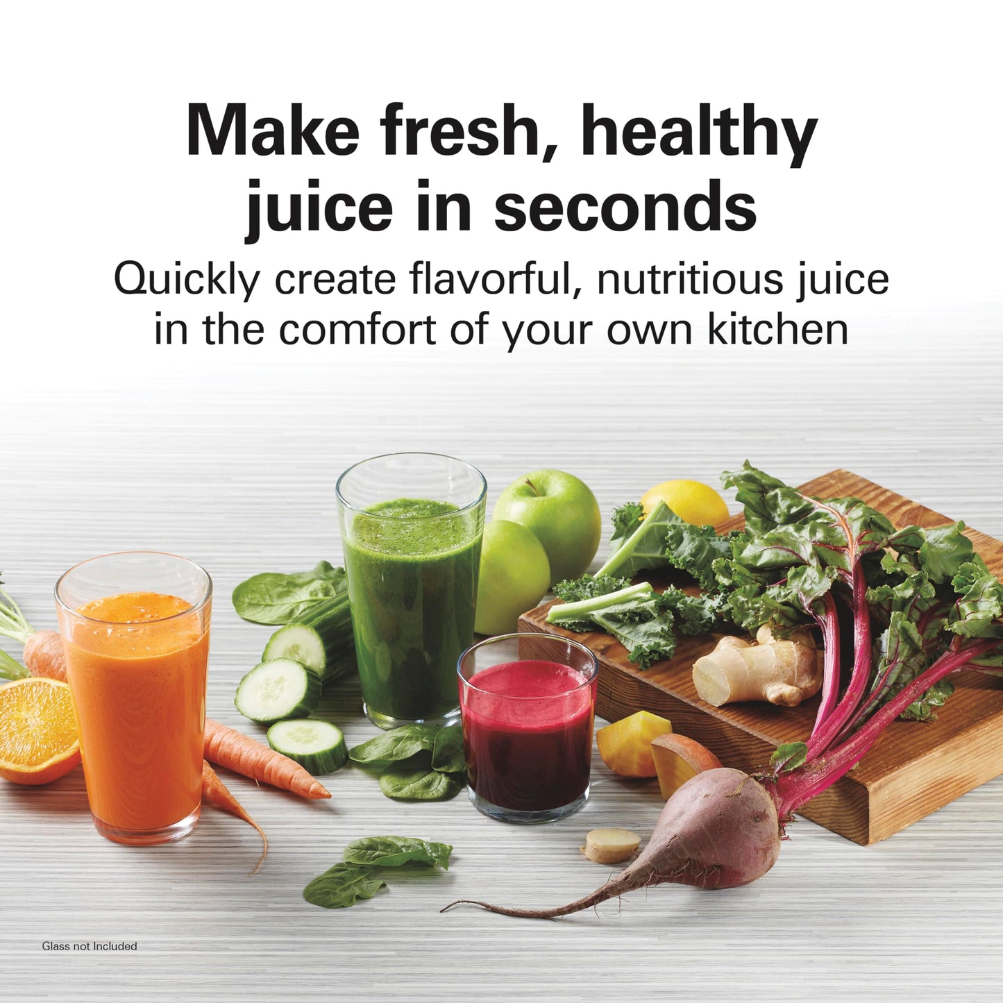 Hamilton Beach HealthSmart Juice Extractor, 2.4” Feed Chute for Fruits and Veggies, Easy Clean dishwasher safe parts, BPA Free, 400W Centrifugal power, Black& Gray (67502)