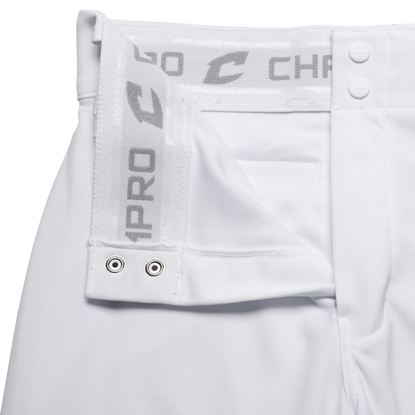 CHAMPRO Men's Triple Crown Open Bottom Baseball Pants White