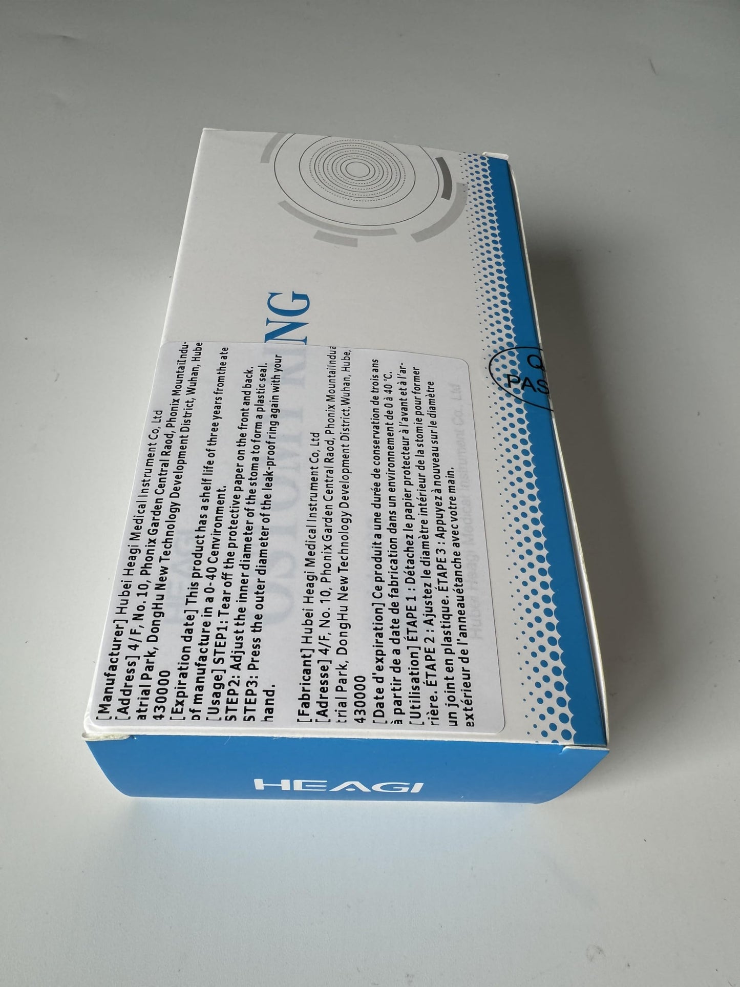 30 PCS Ostomy Barrier Rings, 2 mm Thickness Moldable Ostomy Rings Medical Grade Hydrocolloid Adhesive Barrier Rings Better Seal for Ostomy Bags (3 Box of 30)