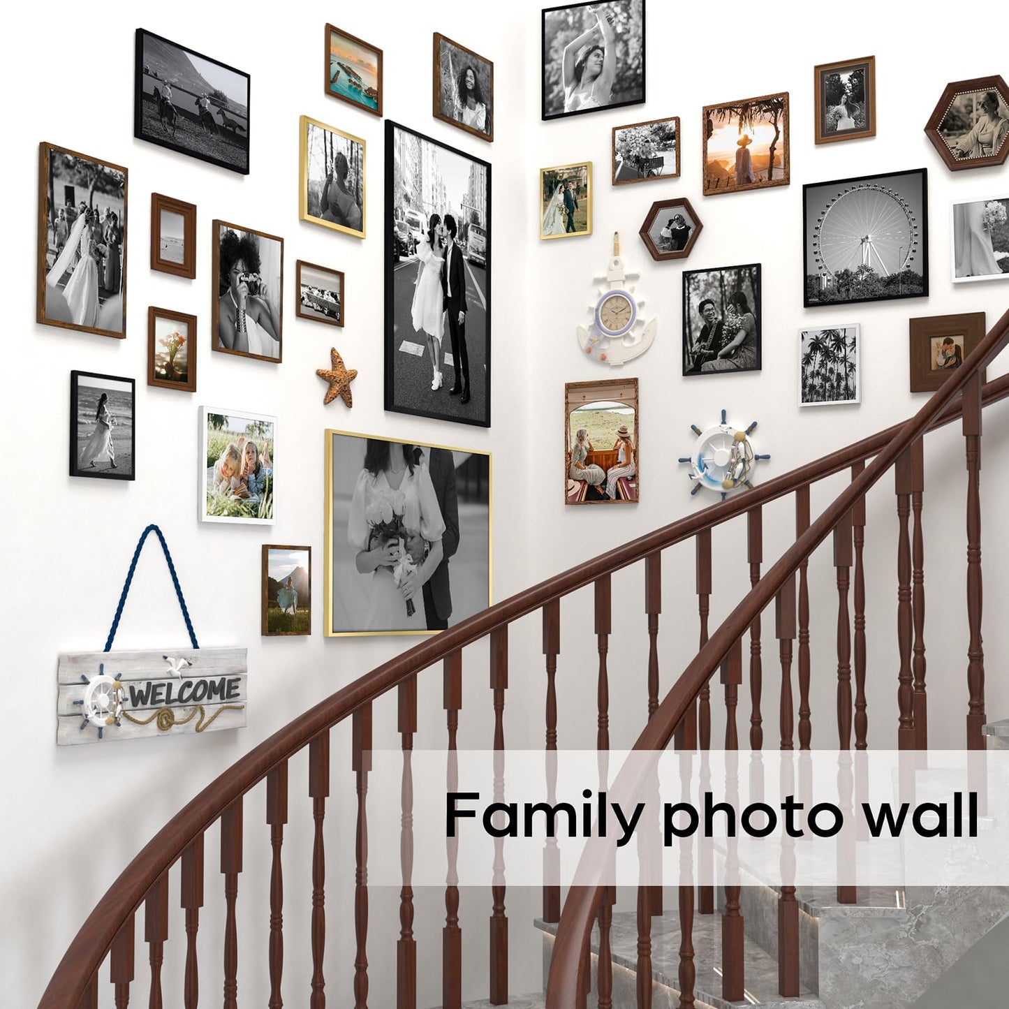 Giftgarden Black 8.5x11 Picture Frame Set of 12, Multi 8.5 x 11 Frames Bulk for Award Certificate Document Diploma, Wall or Tabletop Display