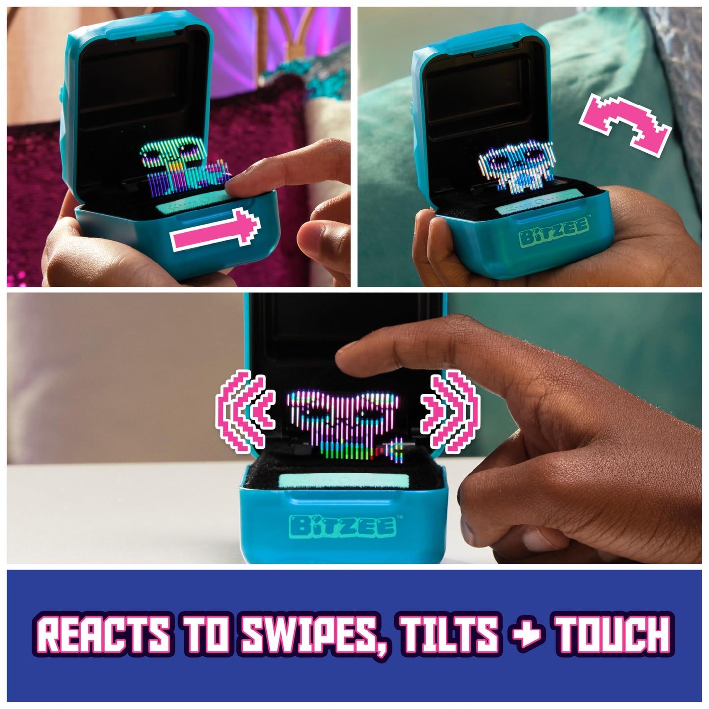 Bitzee, Magicals with 20 Interactive Characters Inside, Great for Easter Gifts, Digital Pet Reacts to Touch