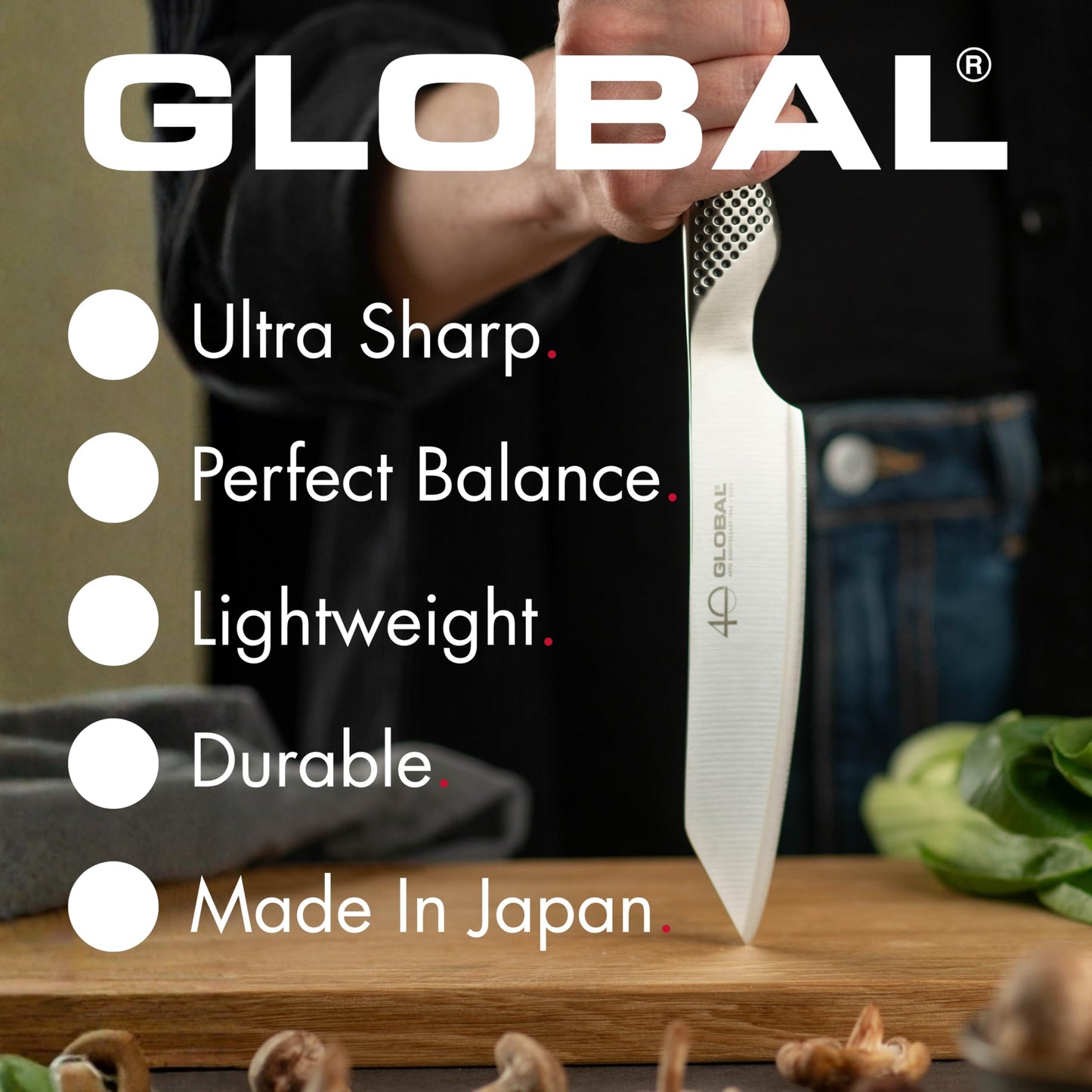 Global Knives Paring Knife Long Nose 11 Cm