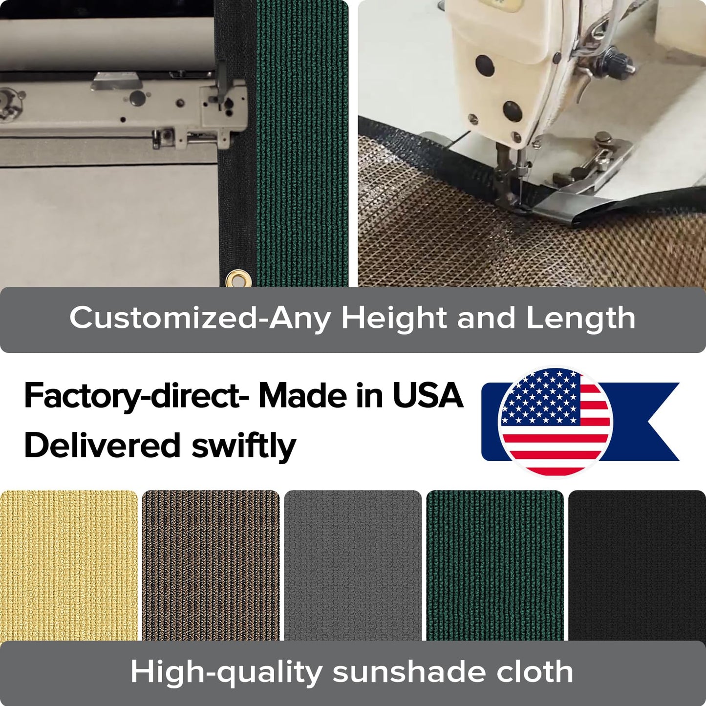 Cisvio 6ftx50ft Fence Privacy Screen Heavy Duty 170 GSM Windscreen Fabric Privacy Screen Covering Mesh Fencing For Decorative Fences Outdoor Patio, Backyard, Pool, Deck, Dark Green