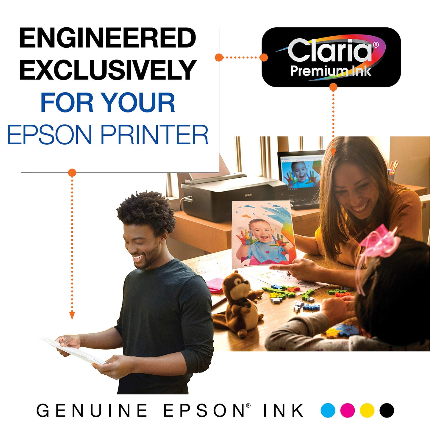 EPSON 273 Claria Ink Standard Capacity Photo Black & Color Combo Pack (T273520-S) Works with Expression Premium XP-520, 600, 610, 620, 800, 810, 820