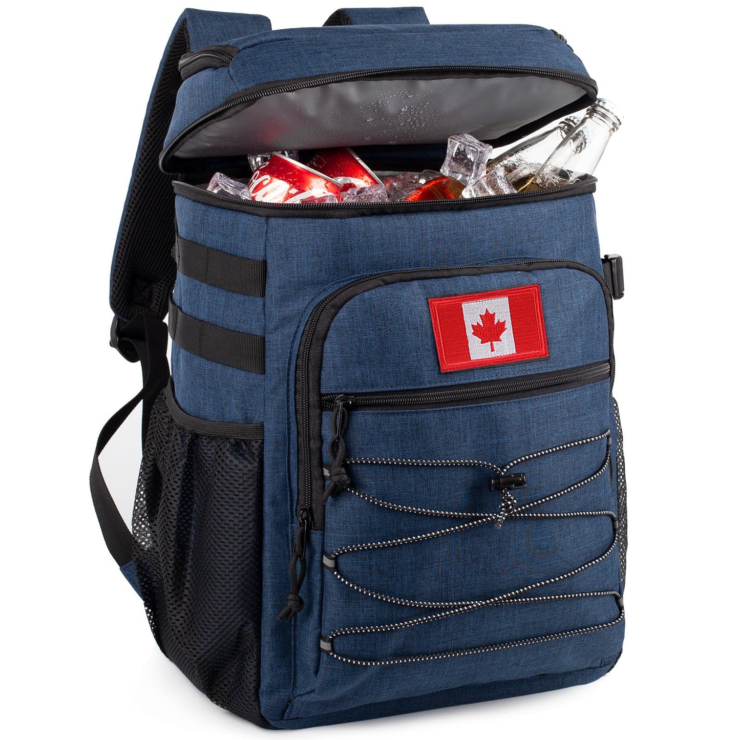 25L Backpack Cooler Keep All Drink Cold for Long Periods of Time Cooler Backpack Insulated Waterproof Portable High Durability Small Cooler Backpack with Compartment for Hiking Camping Beach