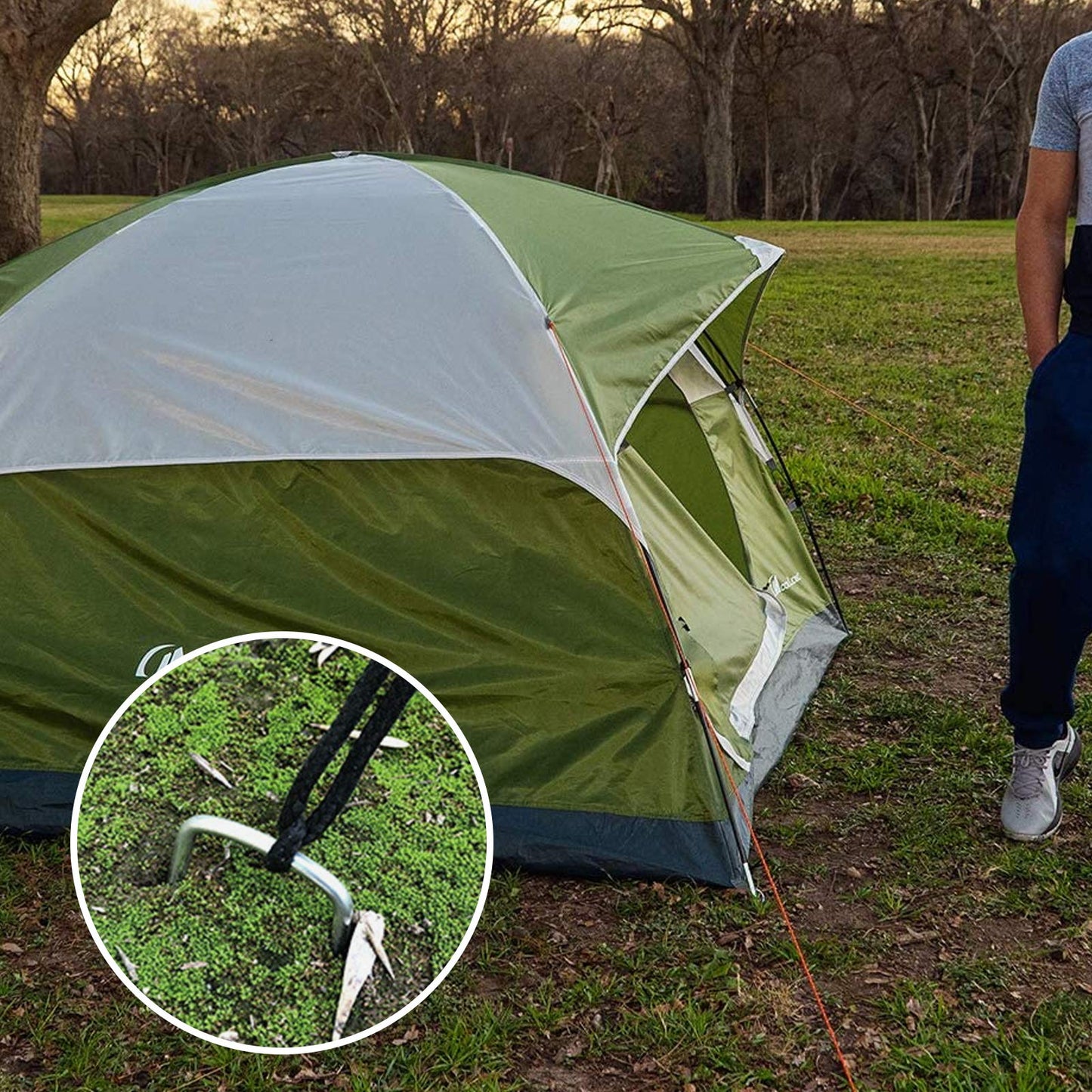 200 Pack 8 Inch Landscape Staples, Heavy Duty 11 Gauge Galvanized Steel Garden Stakes Staples Securing Pegs U-Shaped Pins for Securing Irrigation Tubing Fabric Weed Barrier Ground Sheets