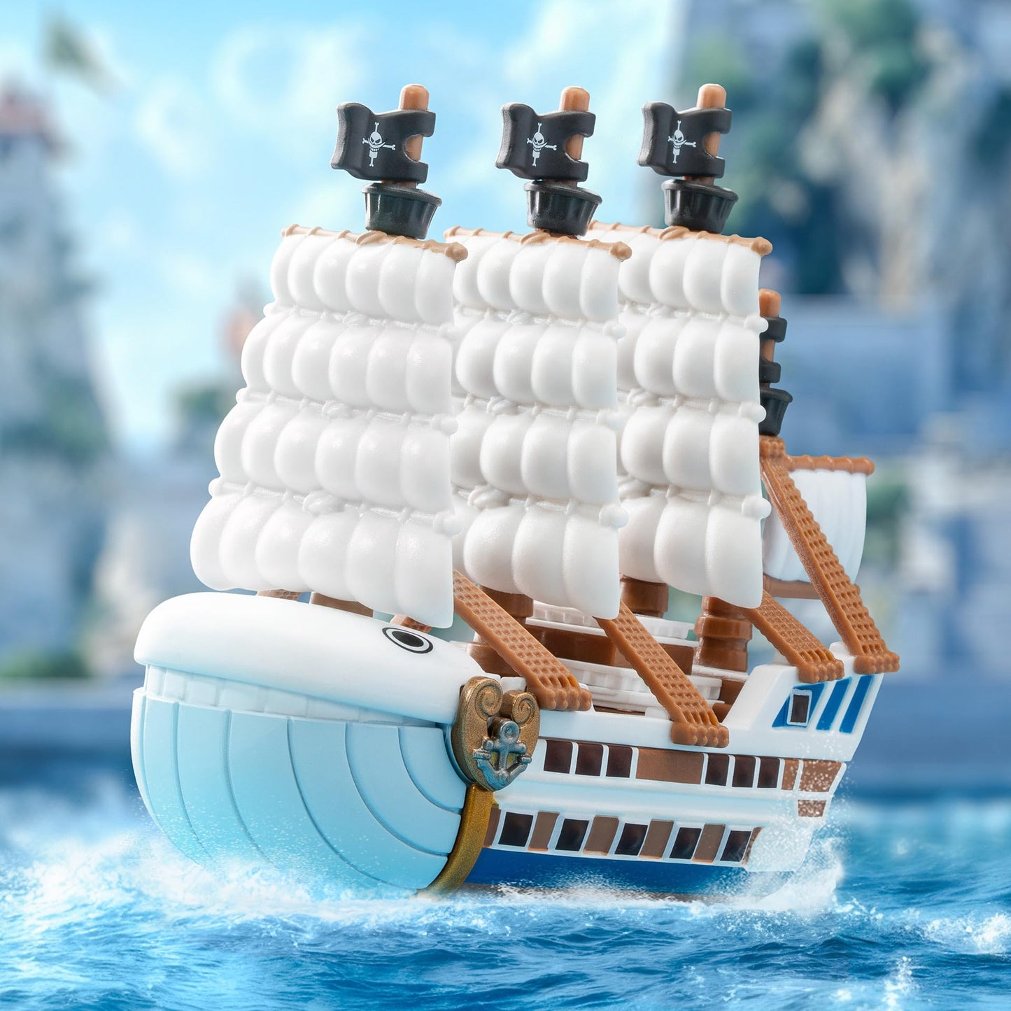 POP MART One Piece - The Grand Line Series Vehicles, ONE Piece Blind Box Figures, Random Design Action Figures Collectible Toys for Home Decor, Holiday Birthday Gifts for Girls and Boys, Single Box