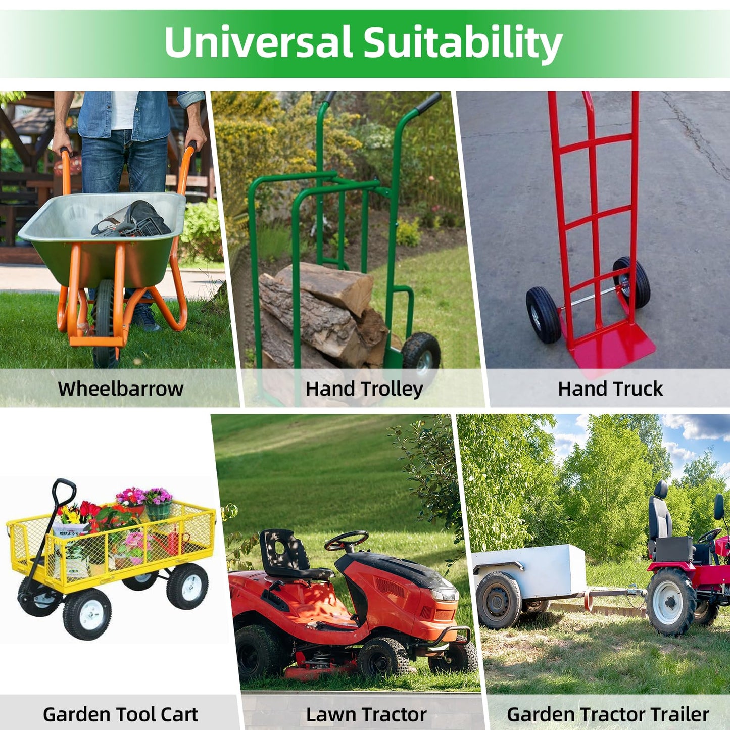 Artilife 2 Pack Tire Tube,Inner Tube Lawn Tractor Tire for Lawn Mower, ATVs, Go-Karts and More (20x8.00/10.00-8)