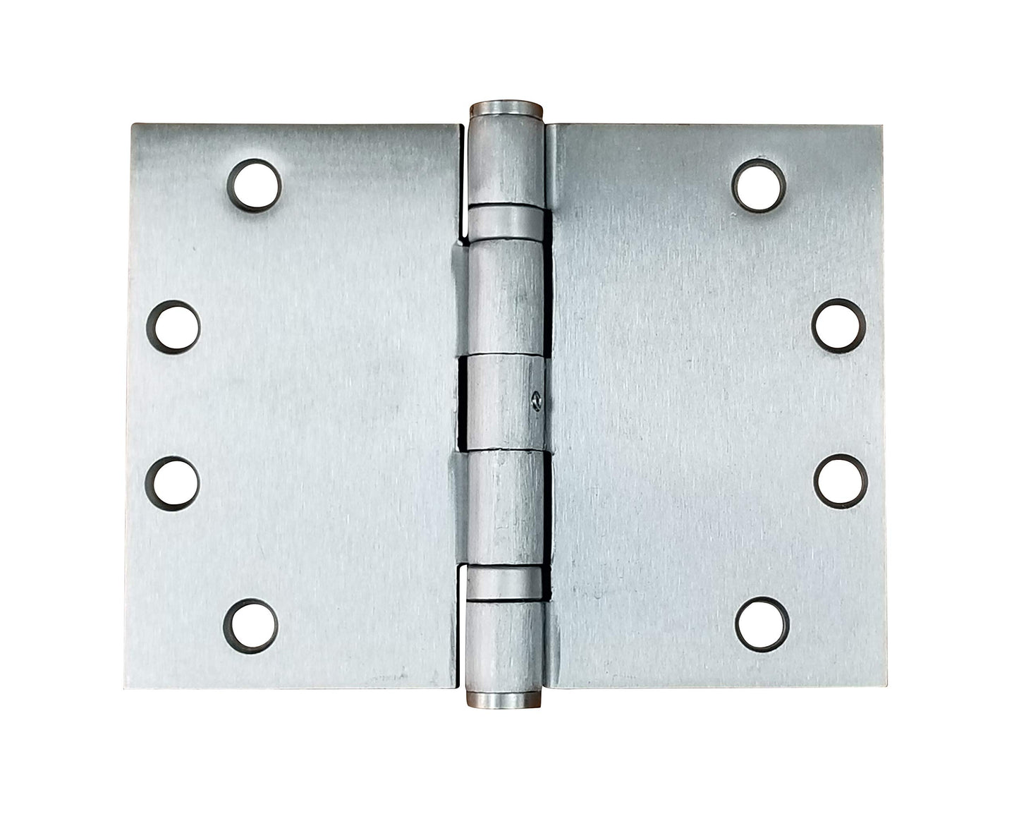 Hinge Outlet Wide Throw Hinge with 180 Degree Clearance - 4.5 Inch x 6 Inch Heavy Duty, Rust Resistant - Ball Bearing Design (Satin Chrome, 2 Pack)