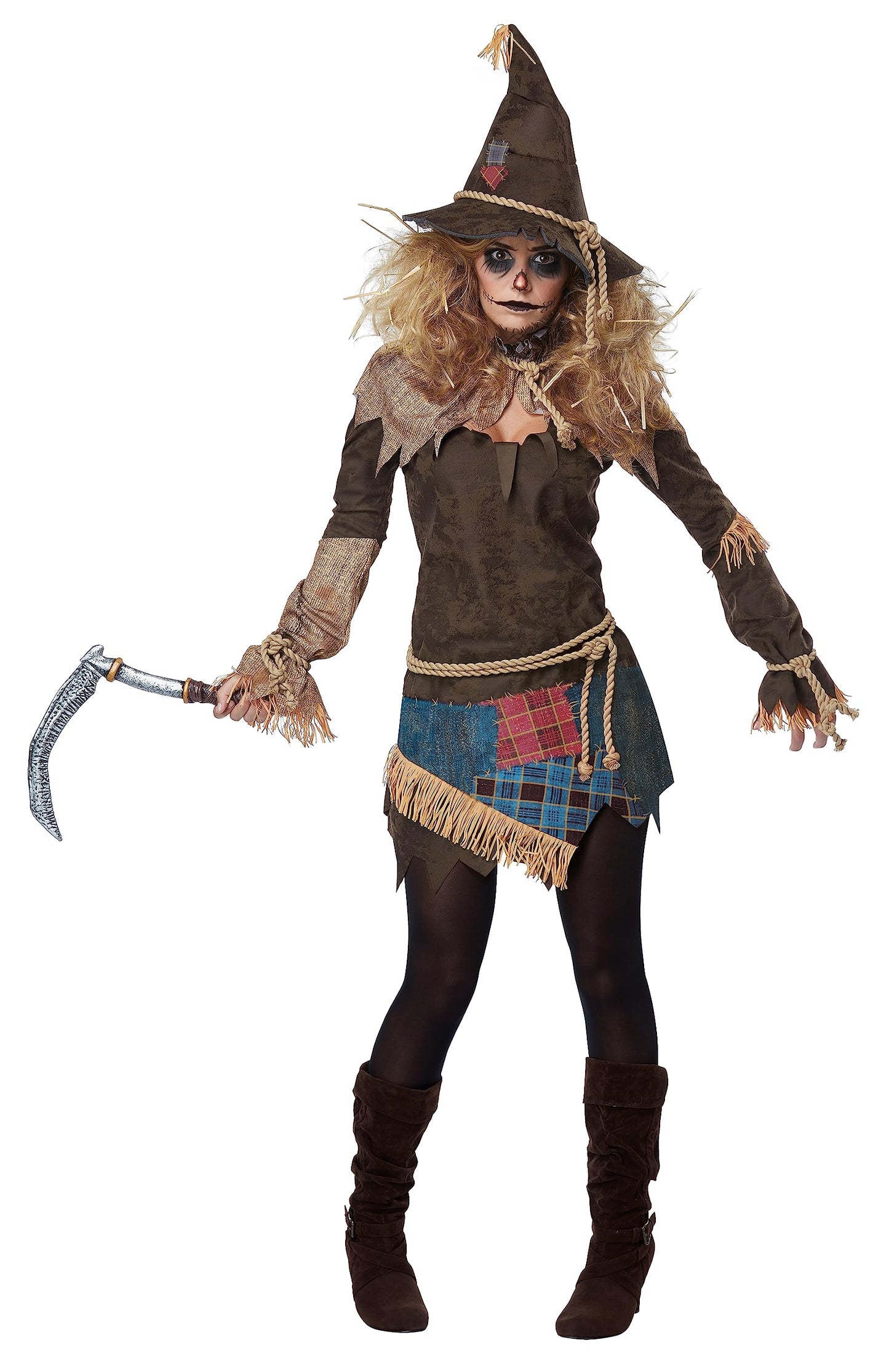 Creepy Scarecrow Womens Costume Small