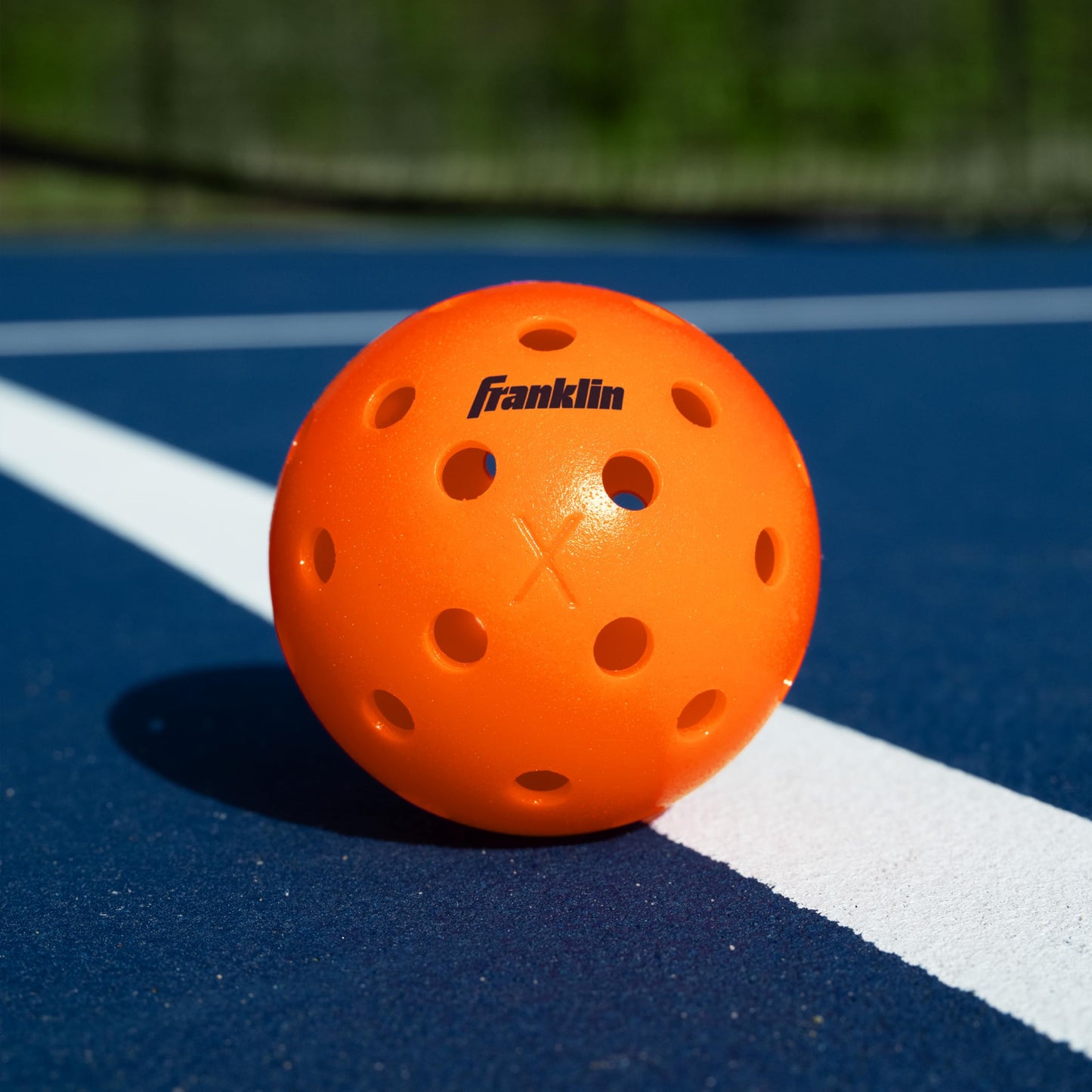 Franklin Sports X-40 Pickleballs - Outdoor Pickleballs - 12 Pack Bulk - USA Pickleball Approved - Lava - Official Ball of US Open Pickleball Championships