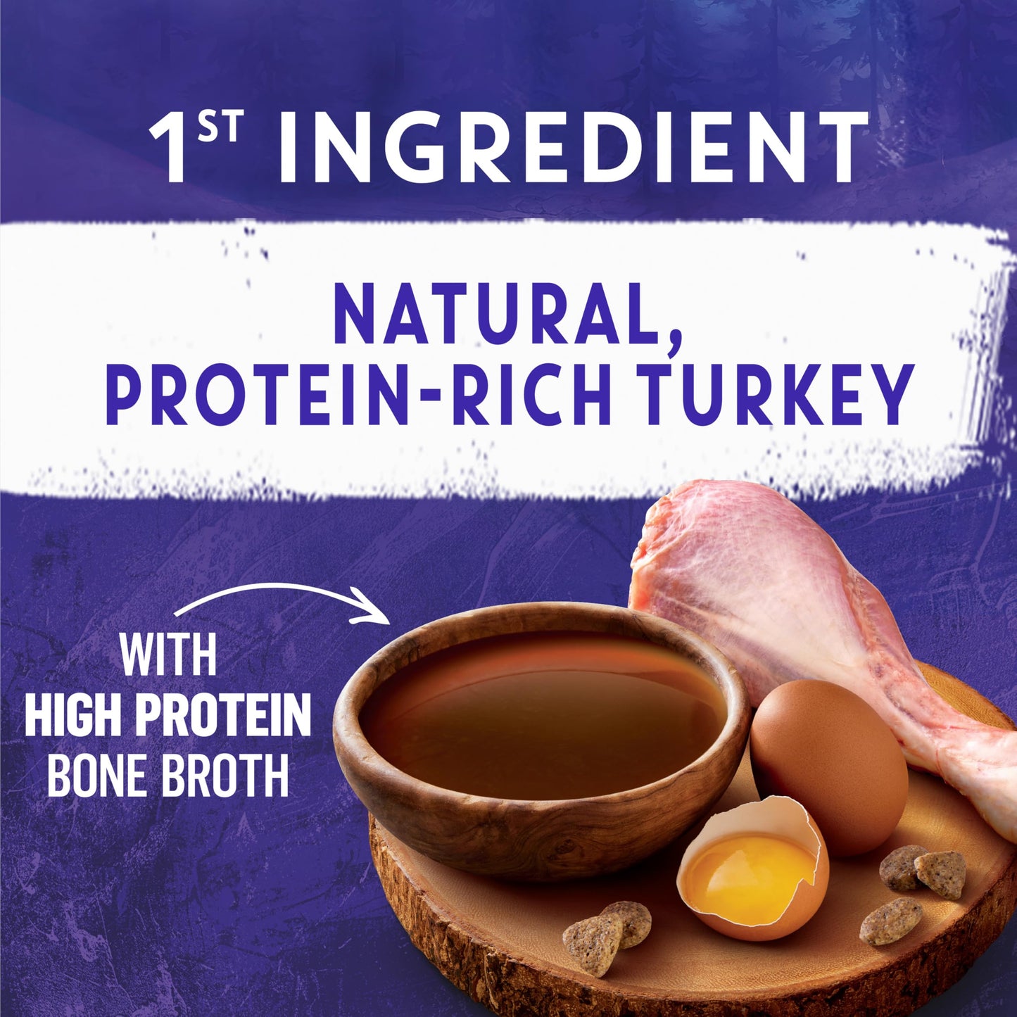 Beyond Wild Dry Dog Food, Turkey, Egg & Bone Broth Recipe - 4.5 kg Bag (1 Pack)