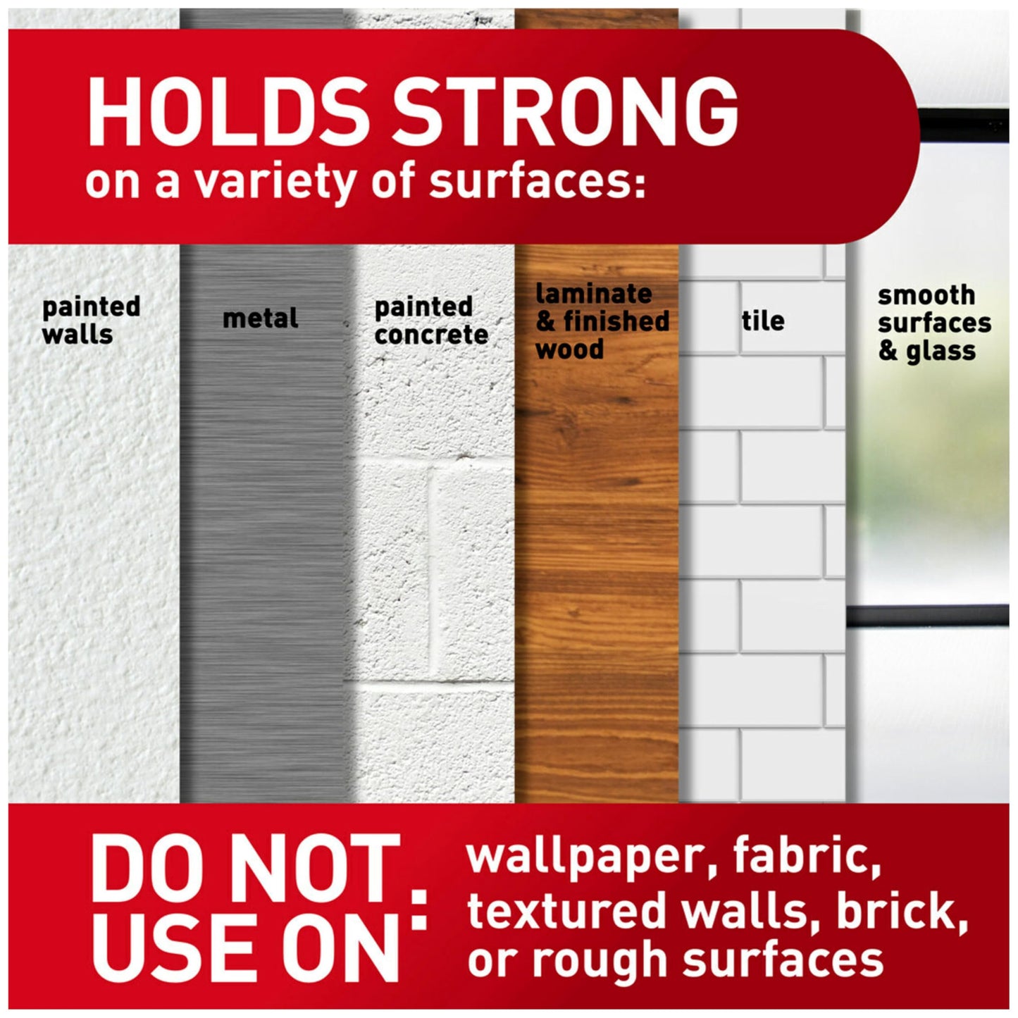 Command Large Refill Adhesive Strips, Damage Free Hanging Wall Adhesive for Large Indoor Wall Hooks, No Tools Removable Adhesives for Living Spaces, 20 White Command Strips