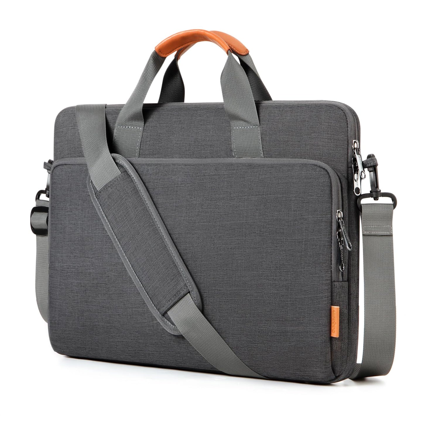 bagasin 15 15.6 16 inch Laptop Computer PC Shoulder Bag Carrying Case, Water-Repellent Fabric Briefcase, Lightweight Toploader, Business Casual or School