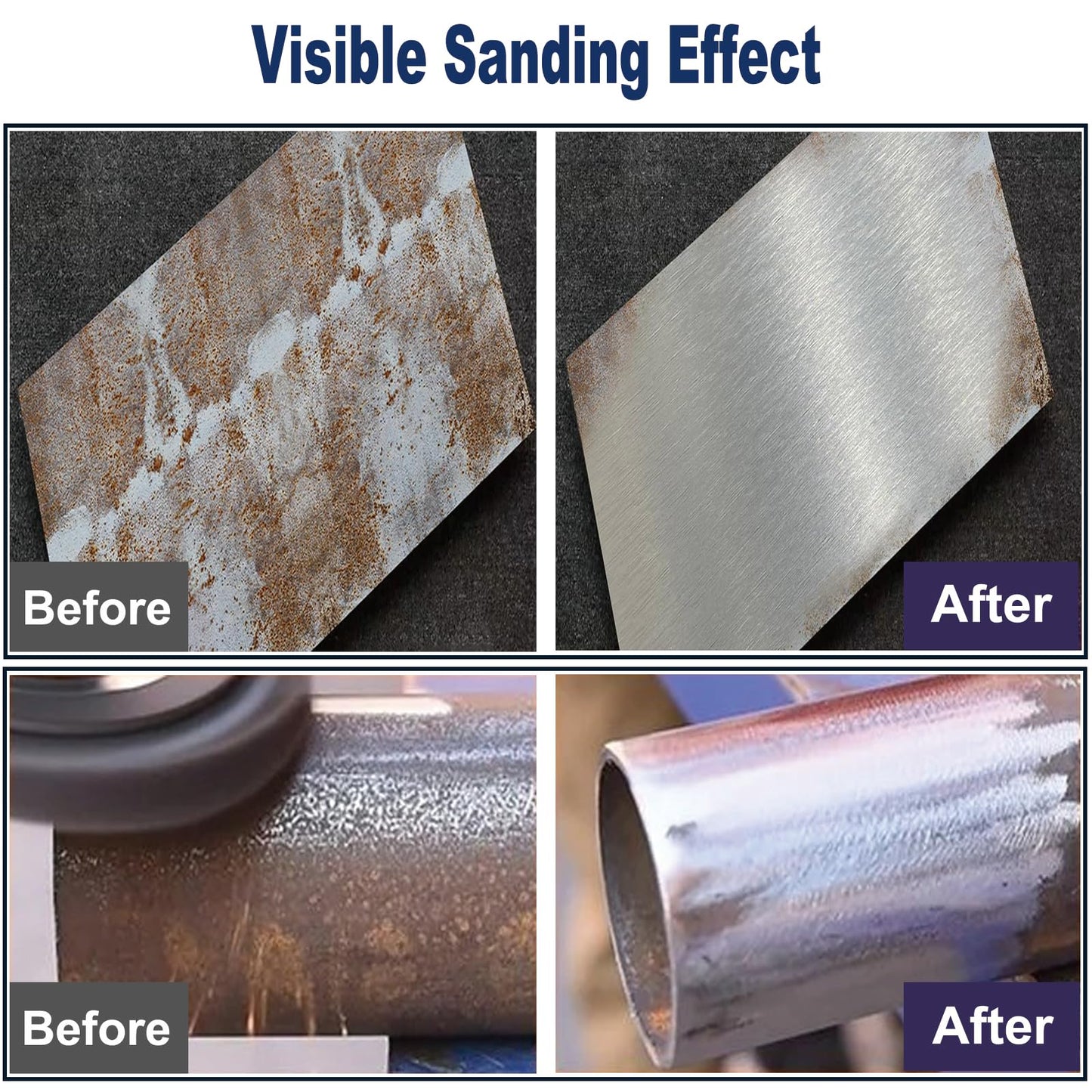 12 PCS Strip Discs Paint Stripper Discs, Wimayo 4-1/2 "x 7/8" Stripping Wheel Rust Remover Grinder Disc for Angle Grinder to Clean and Remove Rust, Paint ＆ Oxidation