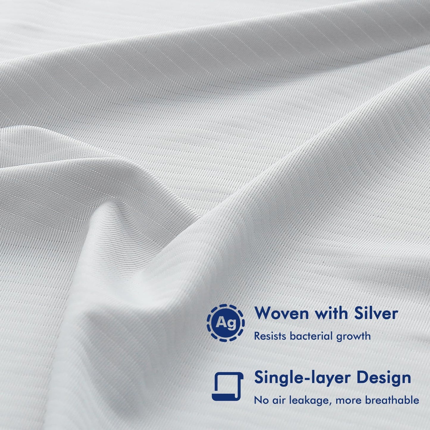 Elegear Silver Infused Cooling Blanket King, 108"x90", Upgraded Arc-Chill 3.0 (Q-Max>0.5), Lightweight Breathable Cold Blanket for Hot Sleepers & Night Sweat, Summer Bed Blanket for Couch Sofa, Gray