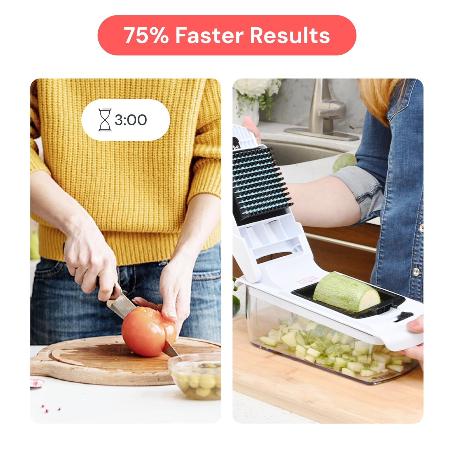 Fullstar Vegetable Chopper & Mandoline Slicer - Julienne Cutter Dicer Grater for Food Veggie Onion Cucumber Tomato Salad Potato Cheese - Kitchen Essentials & Gadgets (PRO 12-in-1, White)