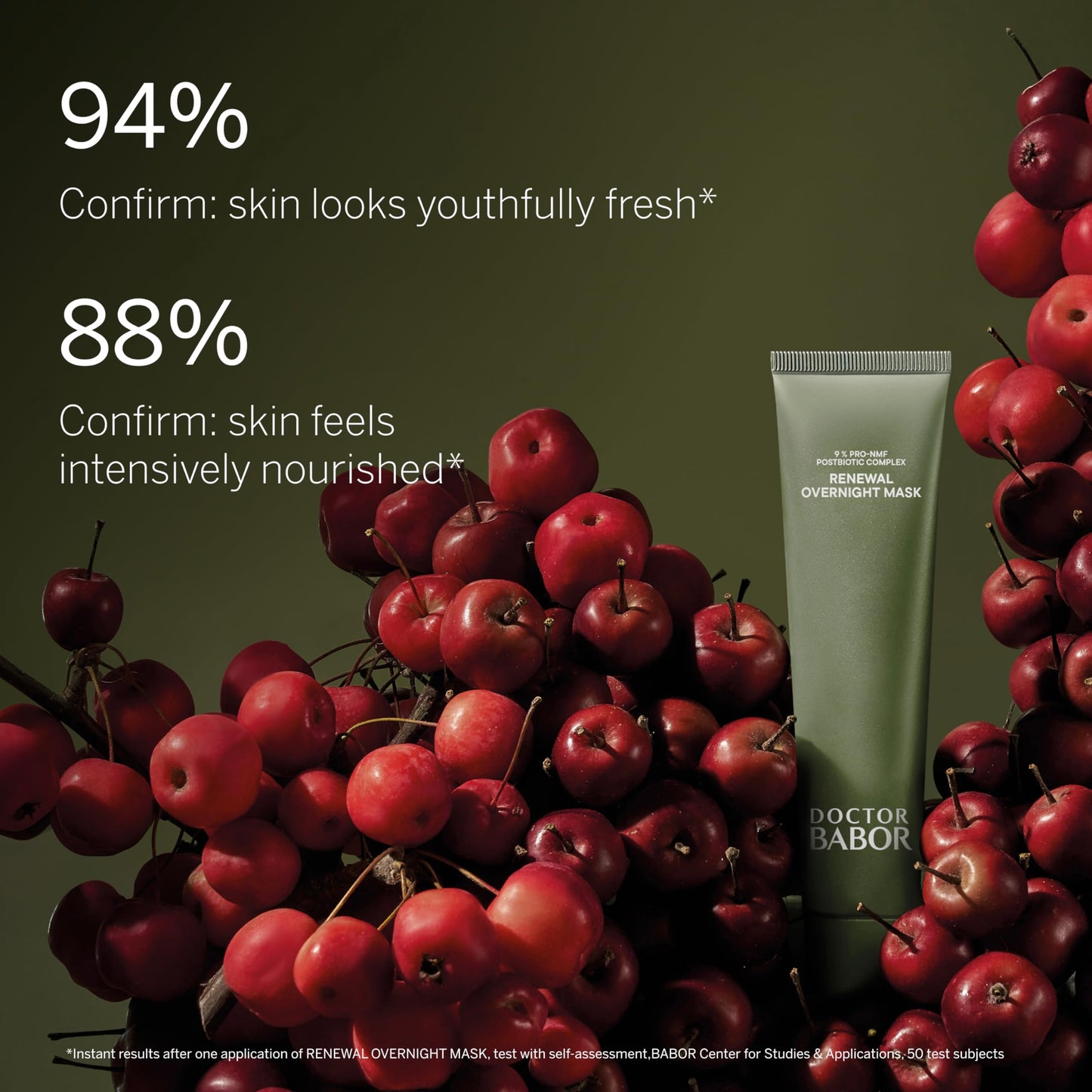 BABOR DOCTOR Microbiomic Renewal Overnight Mask (75ml) - Vegan Skincare for Dry Skin - Face Mask with Hyaluronic Acid for Hydration, Radiance and Luminosity