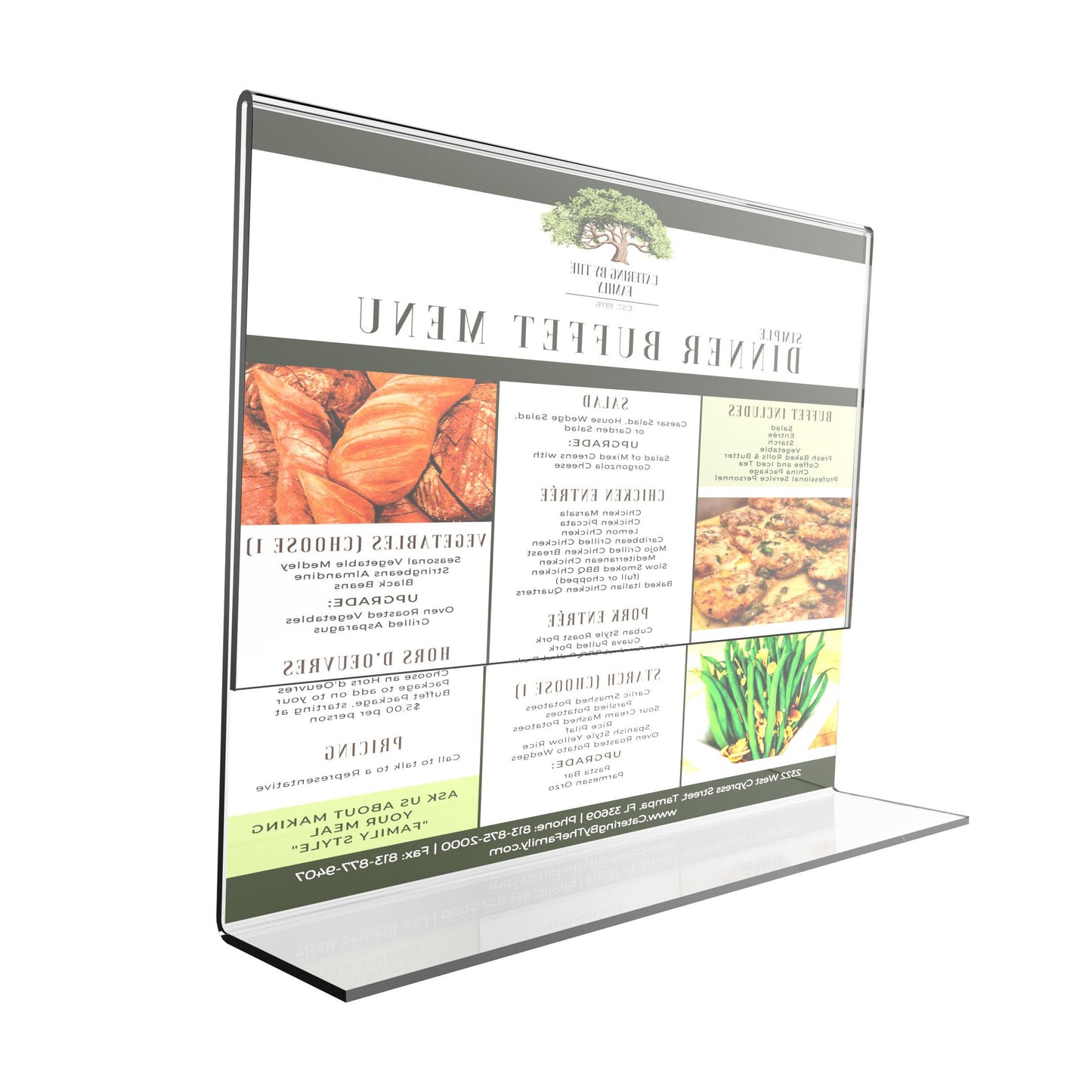 DEZEQO Clear Acrylic Desktop Display Sign Holder - Set of 12, 4 x 6 Inches Horizontal Acrylic Slant Back Sign Holder Stand, Perfect for Showcasing Advertisements and Signs