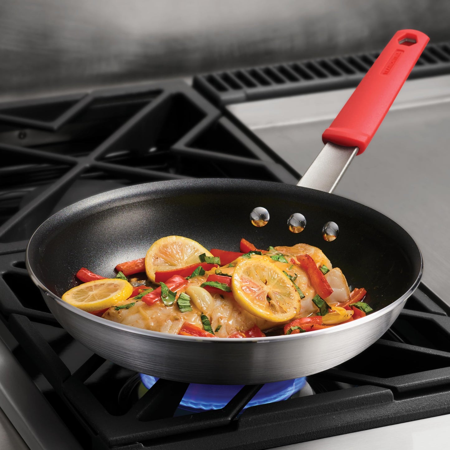 Tramontina Professional Aluminum Nonstick Restaurant Fry Pan, 10", NSF-Certified, Made in Brazil