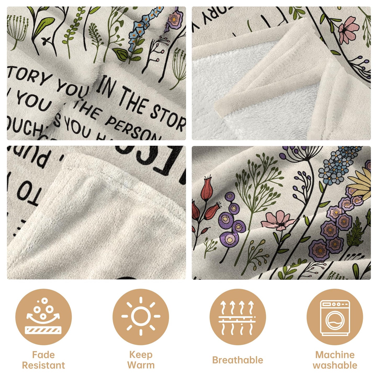 Afterprints 40th Birthday Gifts for Women, Chapter 40 Blanket, 1986 40th Birthday Decorations, 40 Year Old Gifts for Women, Wife, Mom, Friend, Sister, Turning 40 Throw Blankets 50'' x 60''