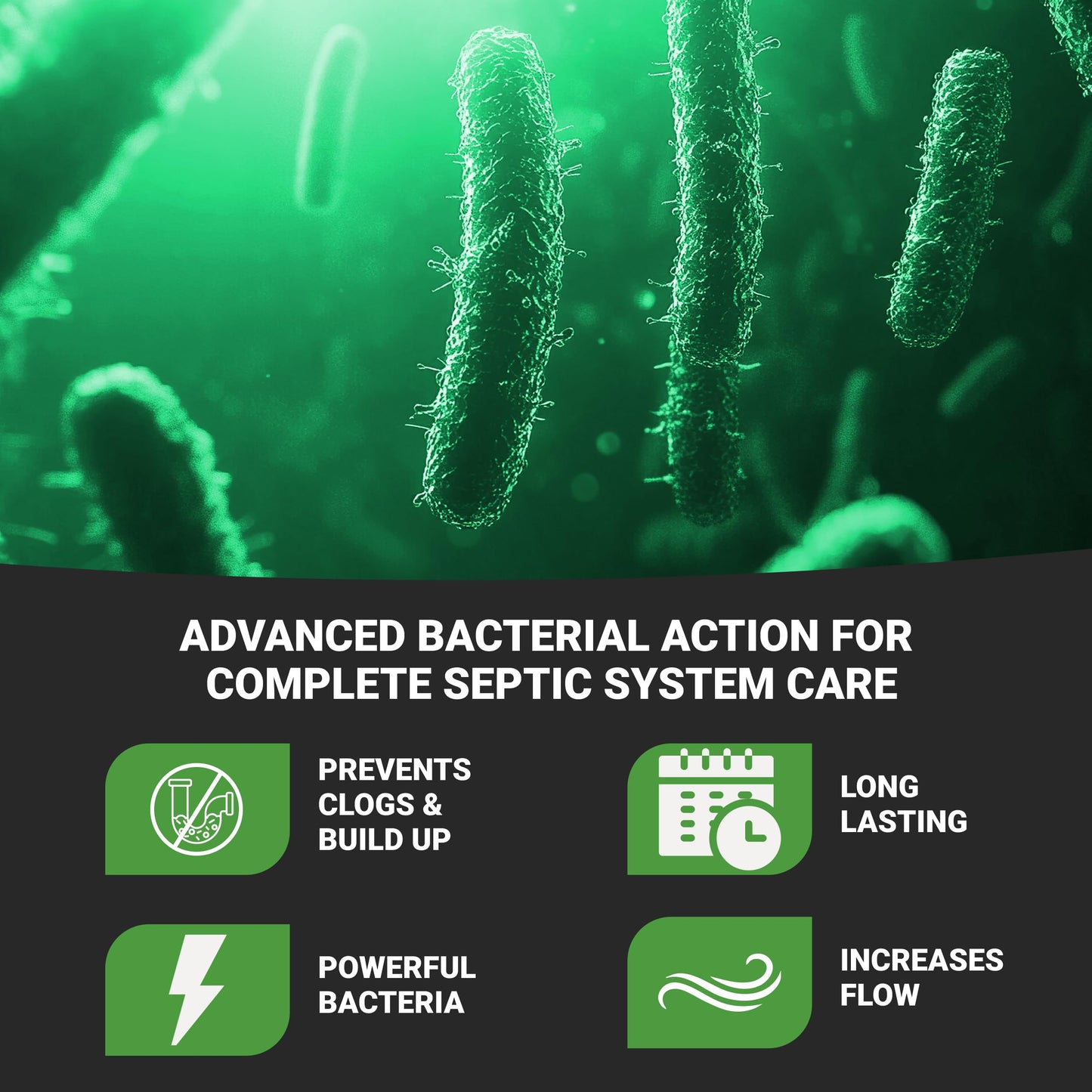 Roebic K-570-Q Biodegradable Leach and Drain Field Treatment Concentrate Environmentally Friendly Bacteria Enzymes Treat Septic Clogs & Buildup, 32 Ounces
