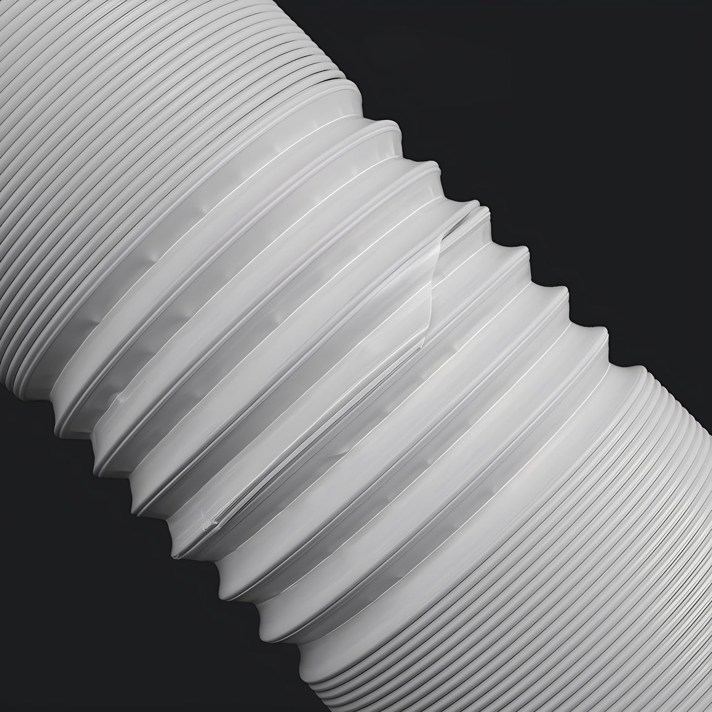 6" x 6.5ft Air Conditioner Exhaust Hose, Moonjor AC Vent Exhaust Hose with Counter Clockwise Thread for 6“ LG, Haier and Other Portable Air Conditioners