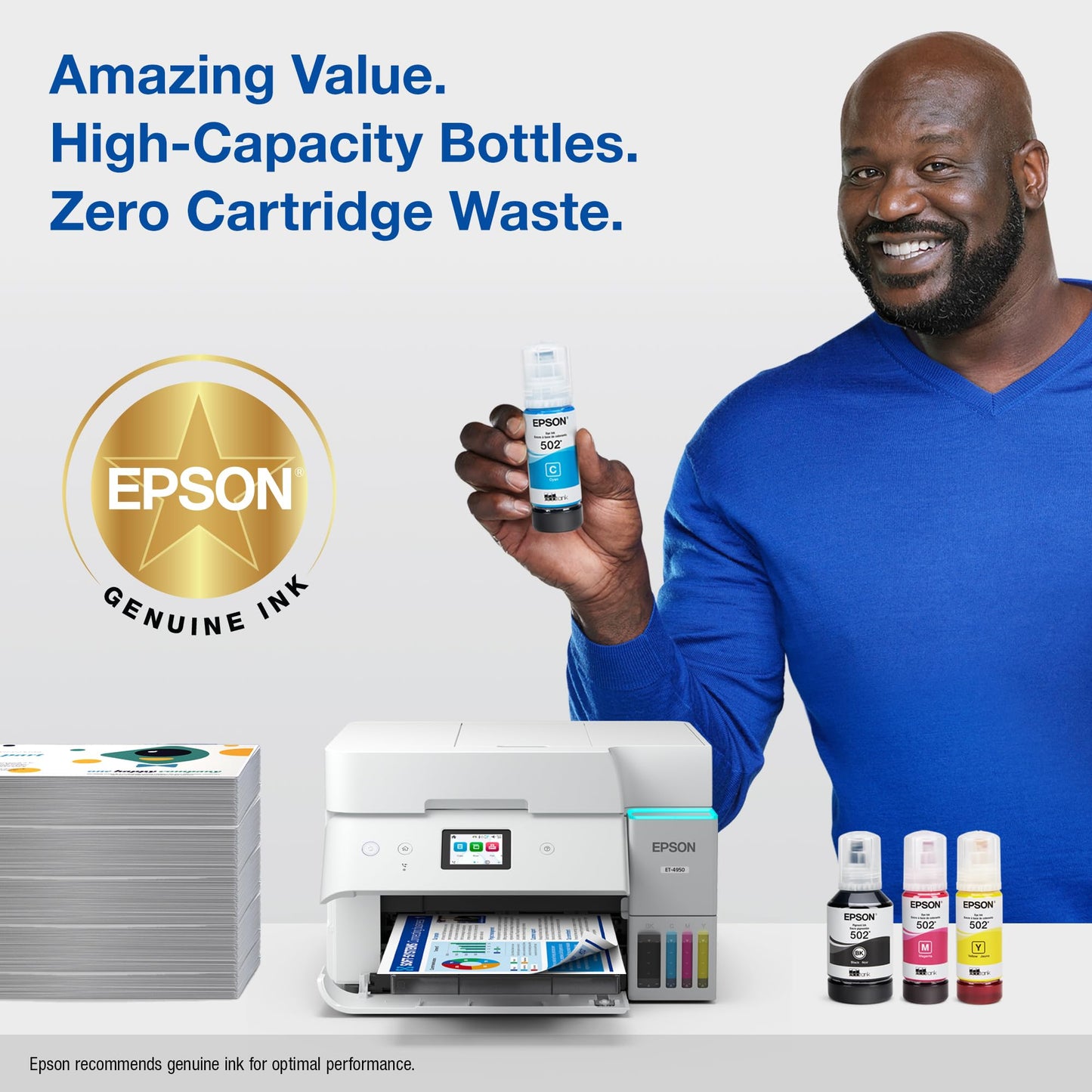 Epson T502 Pigment Black Ink Bottle