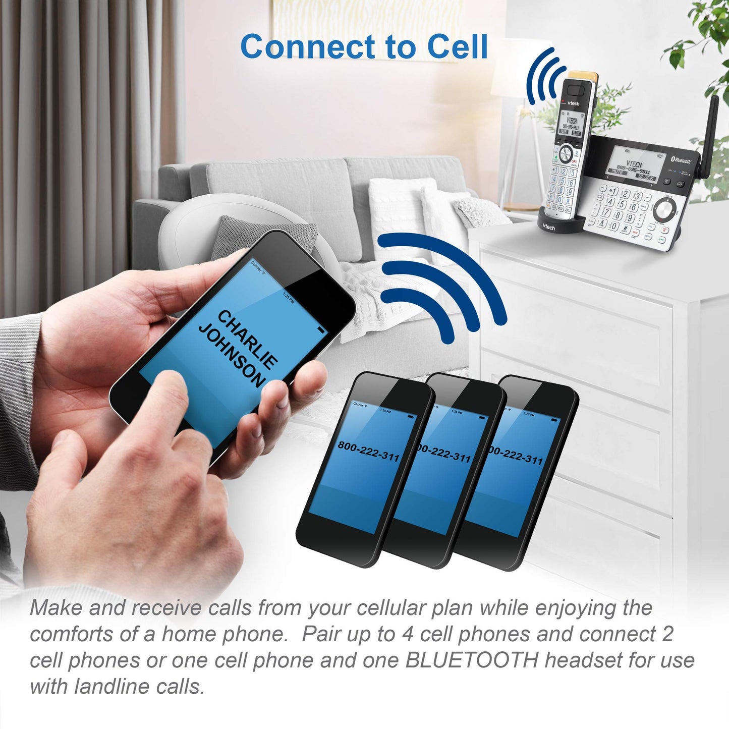 VTech IS8101 Accessory Expandable Handset for The VTech IS8151-3, IS8151-4 and IS8151-5
