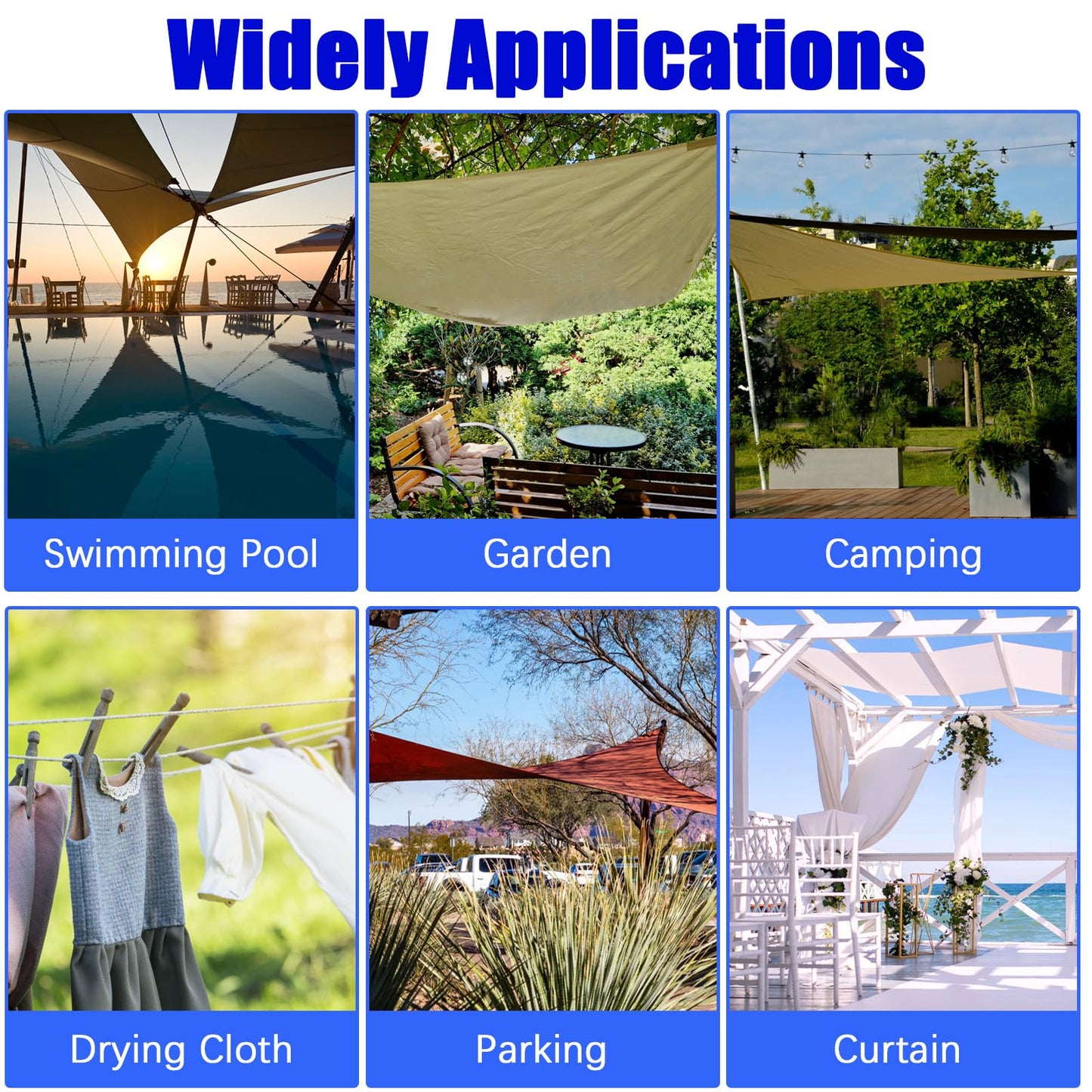 121PCS Sun Shade Sail Hardware Kit, Includes 4pcs 10ft Nylon Coated Cable Wire, 304 Stainless Steel Sun Shade Sail Installation Kit for Triangle Rectangle Shade Canopy for Outdoor Patio