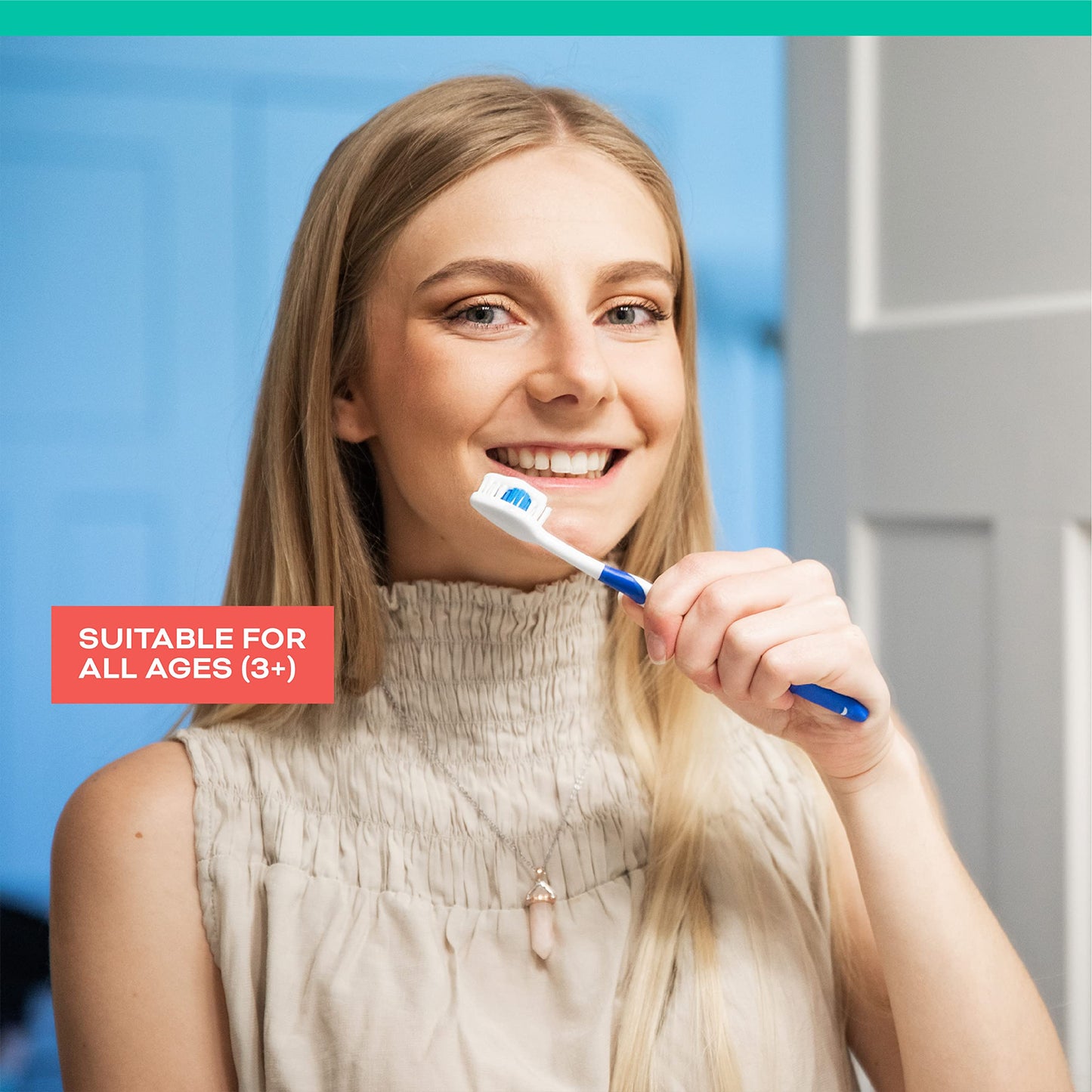 48 Individually Packaged Quality Large Head Medium Bristle Disposable Bulk Toothbrushes - Multi Color Pack - Convenient & Affordable - for Travel, Hotels, Airbnb, Relief Missions, Donations & More