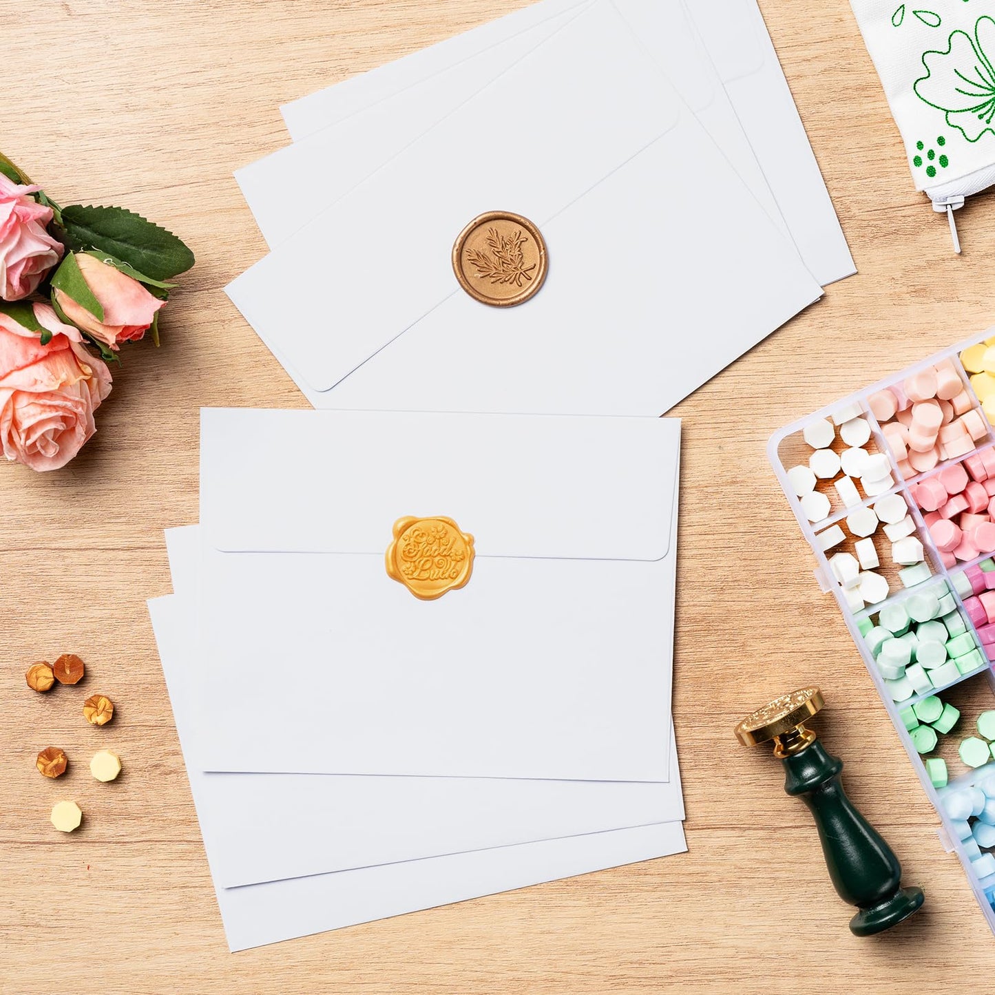 A2 White Envelopes 1000 Pack, Ohuhu 4-3/8" x 5-3/4" Envelopes, Printable Invitation Envelopes, Envelopes Self Seal for 4.25x5.5 Cards, RSVP, Weddings, Invitations, Photos, Graduation, Baby Shower