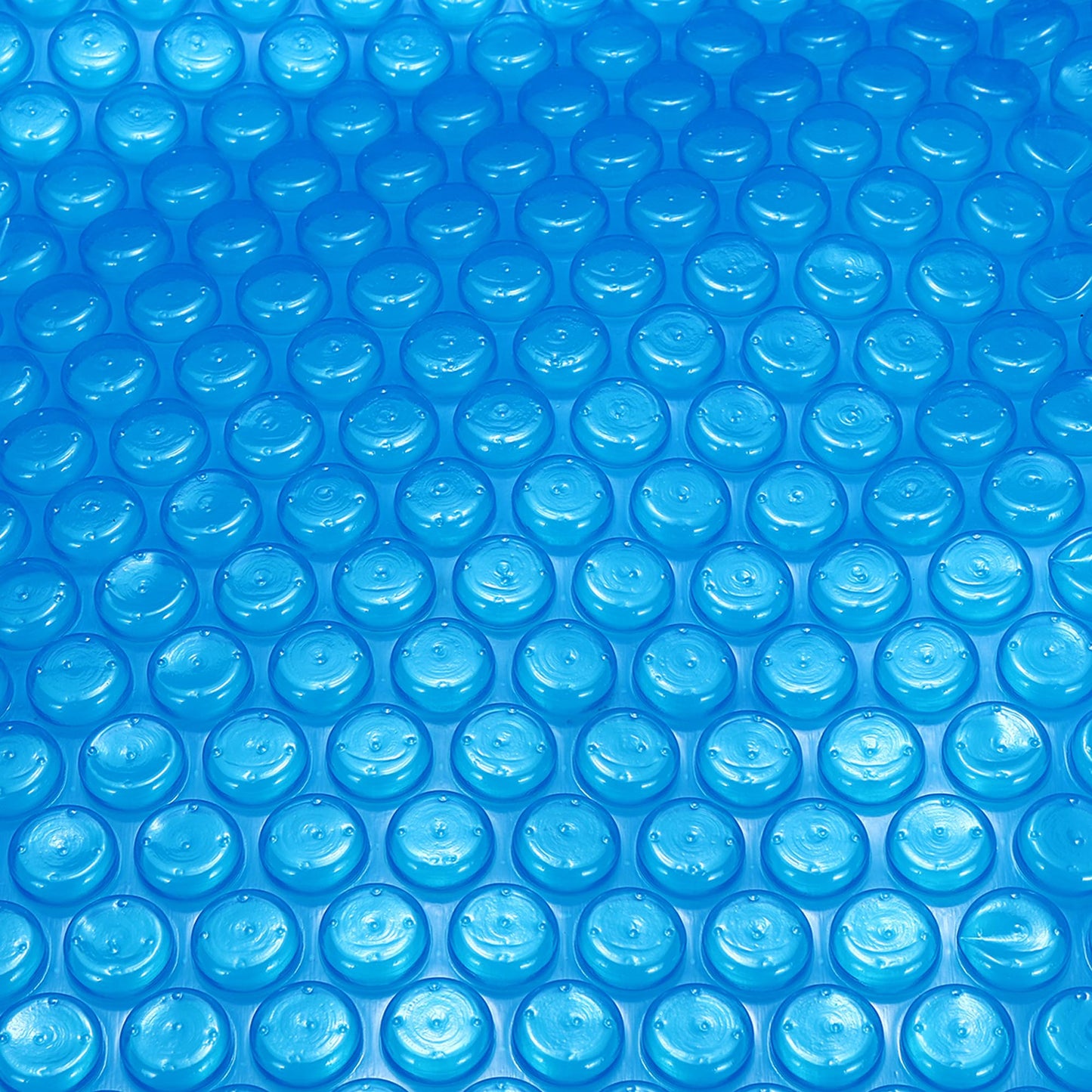 Spa and Hot Tub Bubble Insulating Cover, 6ft x 6ft Thermal Solar Trimmable Floating Blanket Cover(16 Mil) for Above Ground Pools, Blue