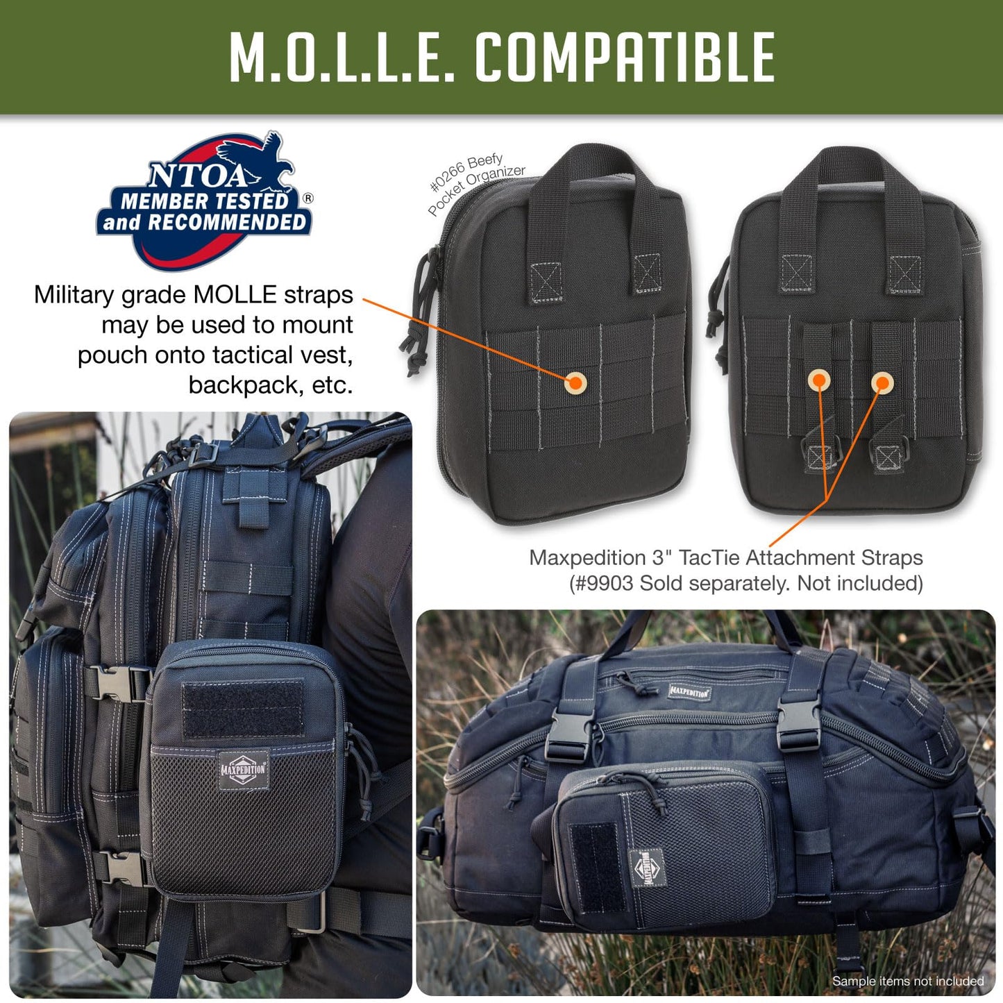 Maxpedition MX0266B Pocket Organizer