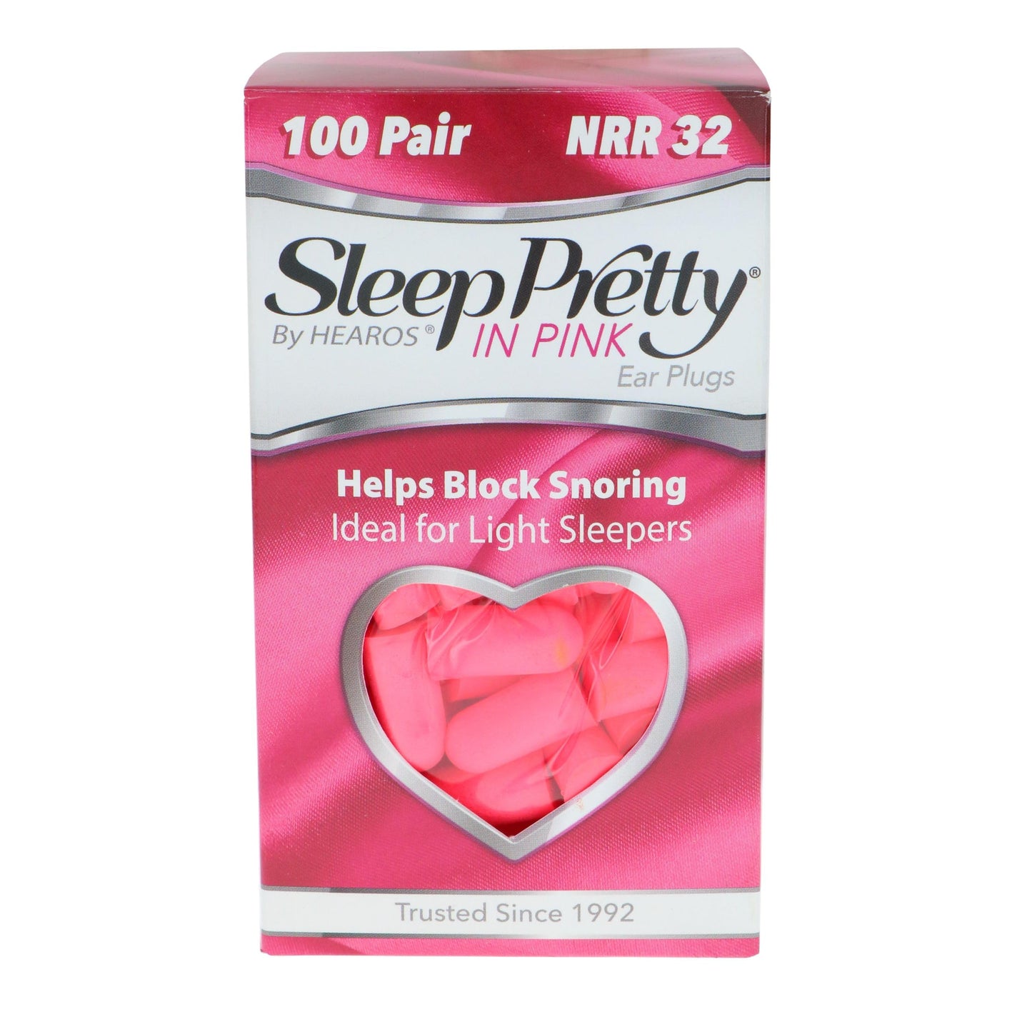 HEAROS Sleep Pretty in Pink Ear Plugs With The Highest Snoring & Noise Canceling Rating NRR 32 Making This Pink Ear Plugs For Sleeping The Best Gift