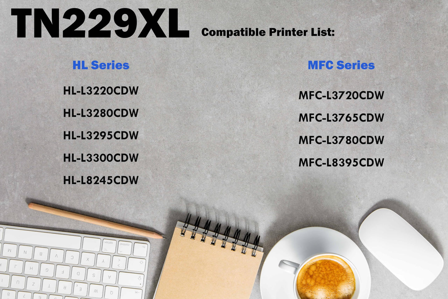 ULTMAX® Compatible Replacement for Brother TN229XL Toner Cartridge TN-229 TN229 Black Brother HL-L3220CDW L3280CDW L3295CDW L3300CDW L8245CDW MFC-L3720CDW L3765CDW L3780CDW L8395CDW (2Black)