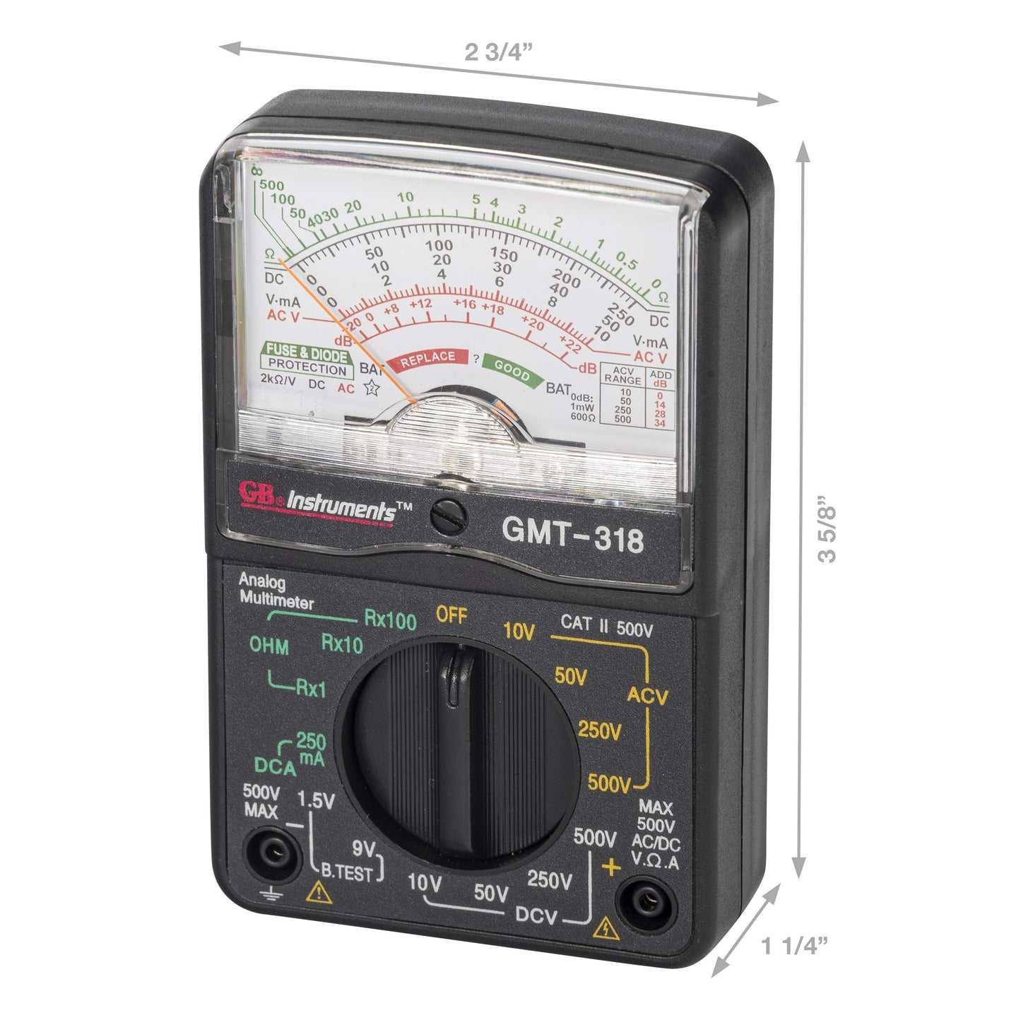 Gardner Bender GMT-318 14 Range Analog Multimeter