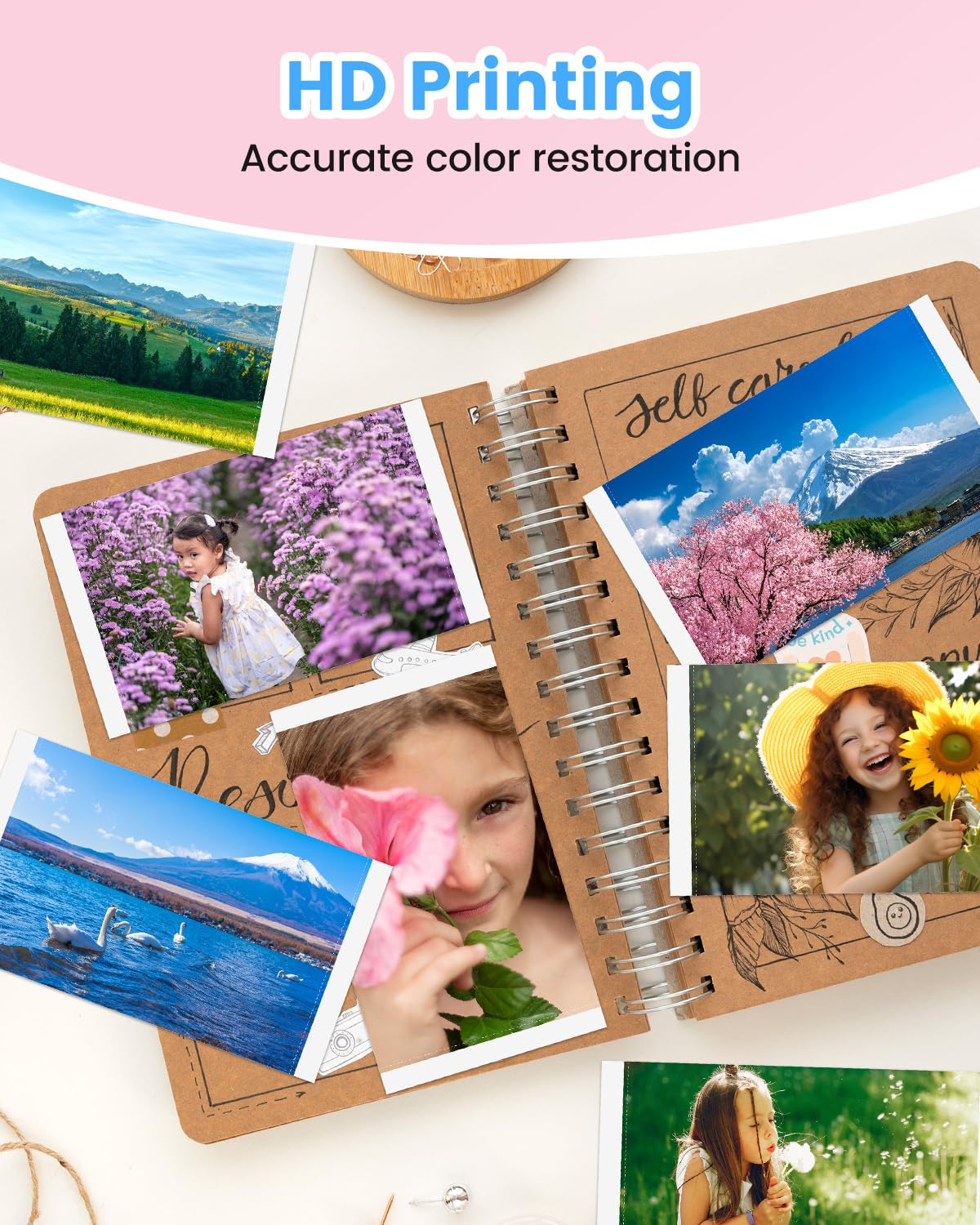 Compatible Canon Selphy CP1300 CP1500 Paper and Ink, KP-108IN 3 Color Ink Cartridges and 108 Sheets 4" x 6" Photo Paper for Canon Selphy Cp1000 CP1200 CP900 CP910 CP800 CP760 Photo Printer