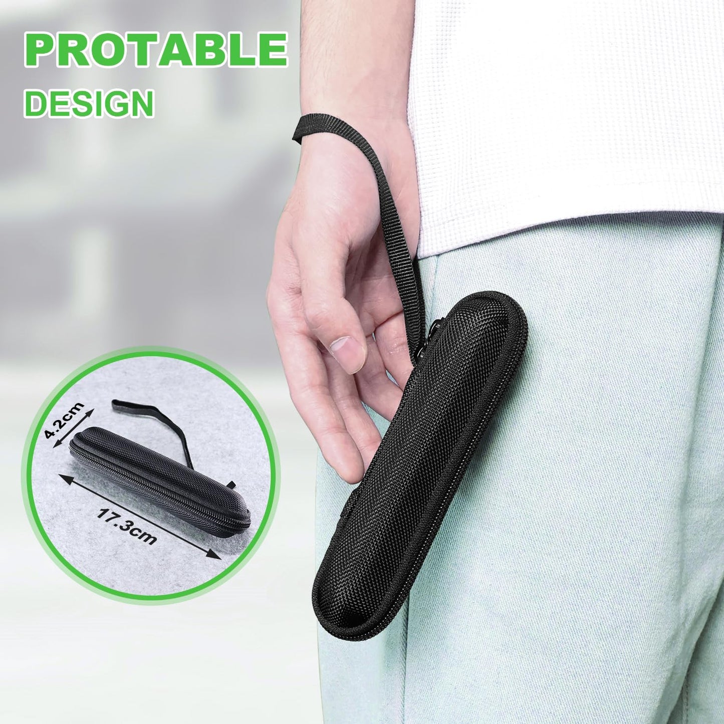 Rechargeable Presentation Clicker 100FT Wireless Presenter Remote, Hyperlink Volume Control PowerPoint Clicker Presentation Remote, 2.4GHz USB Presentation Clicker for Mac Laptop Computer10