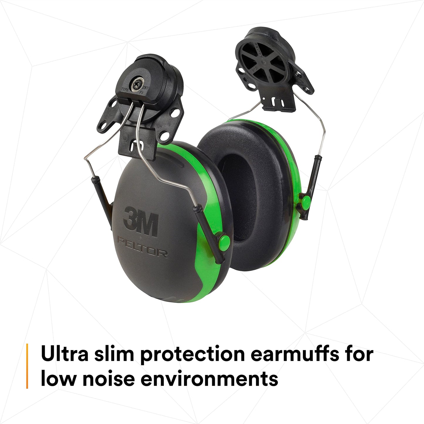 3M Peltor X1P3E Cap-Mount Earmuffs