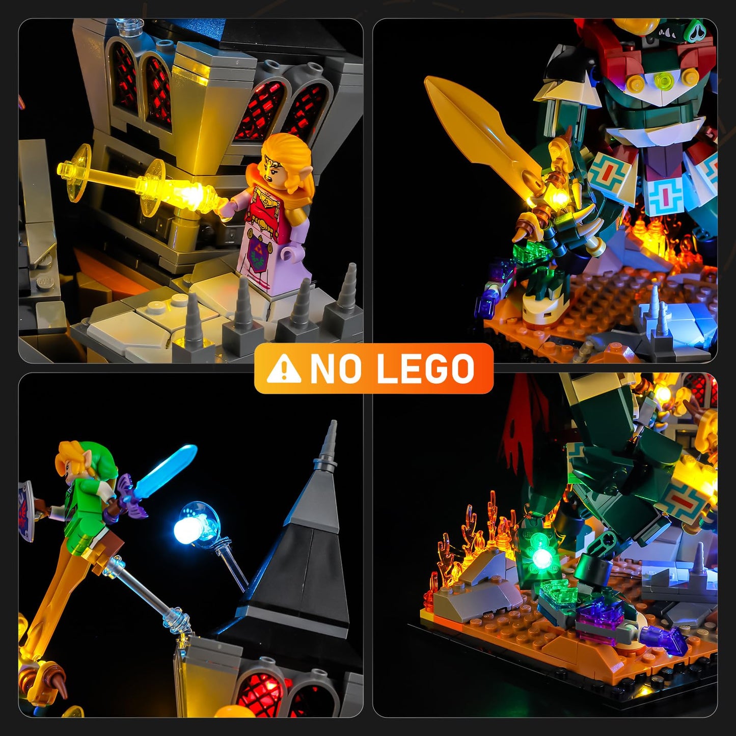 LIGHTAILING Led Light for Lego-77093 The Legend of Zelda Ocarina of Time – The Final Battle - Easy Install, Hidden Wiring, Home Decor & Gift-Ready (Model Not Included)