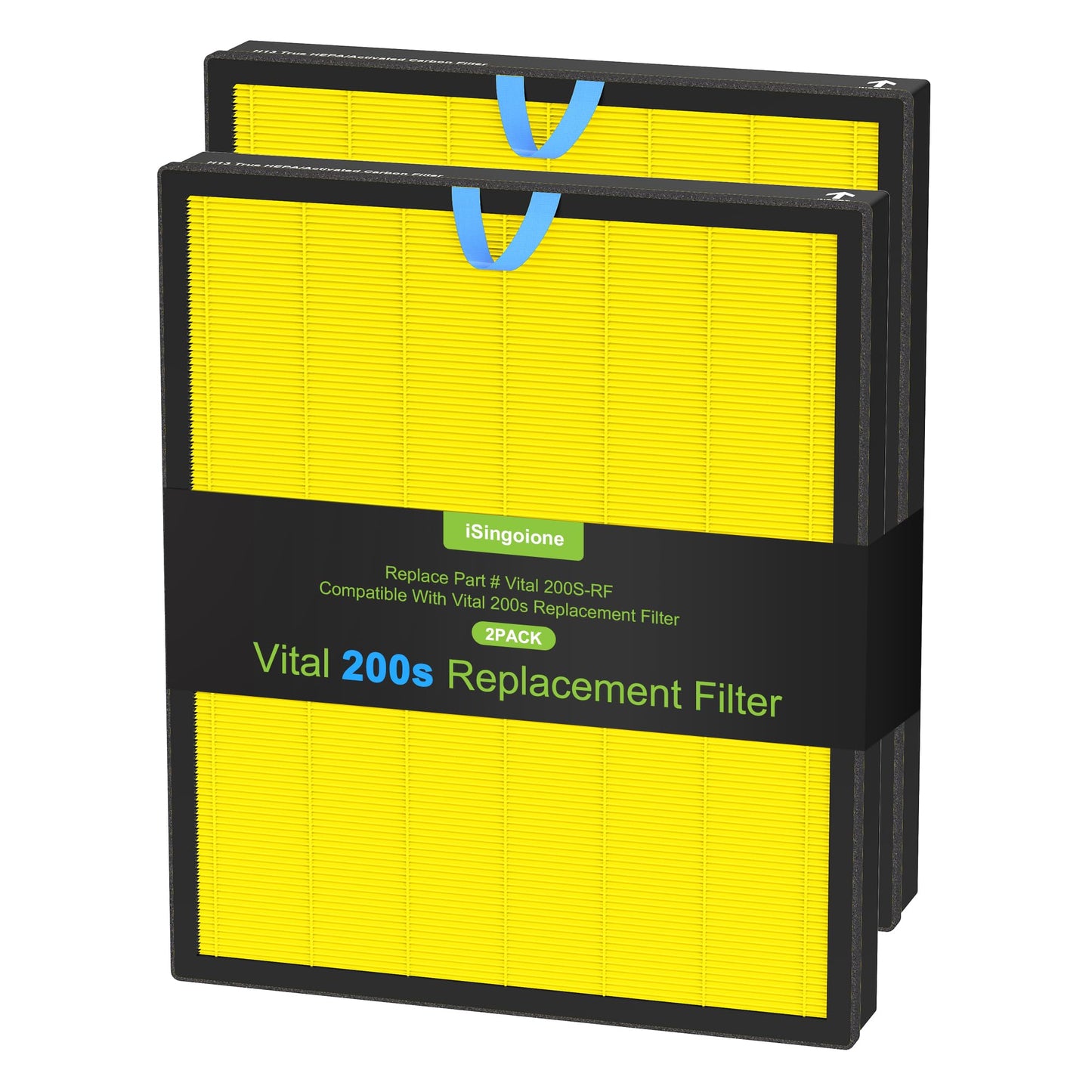 Vital 200S Replacement Filter Compatible with LEVOIT Vital 200S-P Air Purifier, 3-in-1 H13 True HEPA High-Efficiency Activated Carbon Filter LRF-V201-YUS (Enhanced Vital 200S)