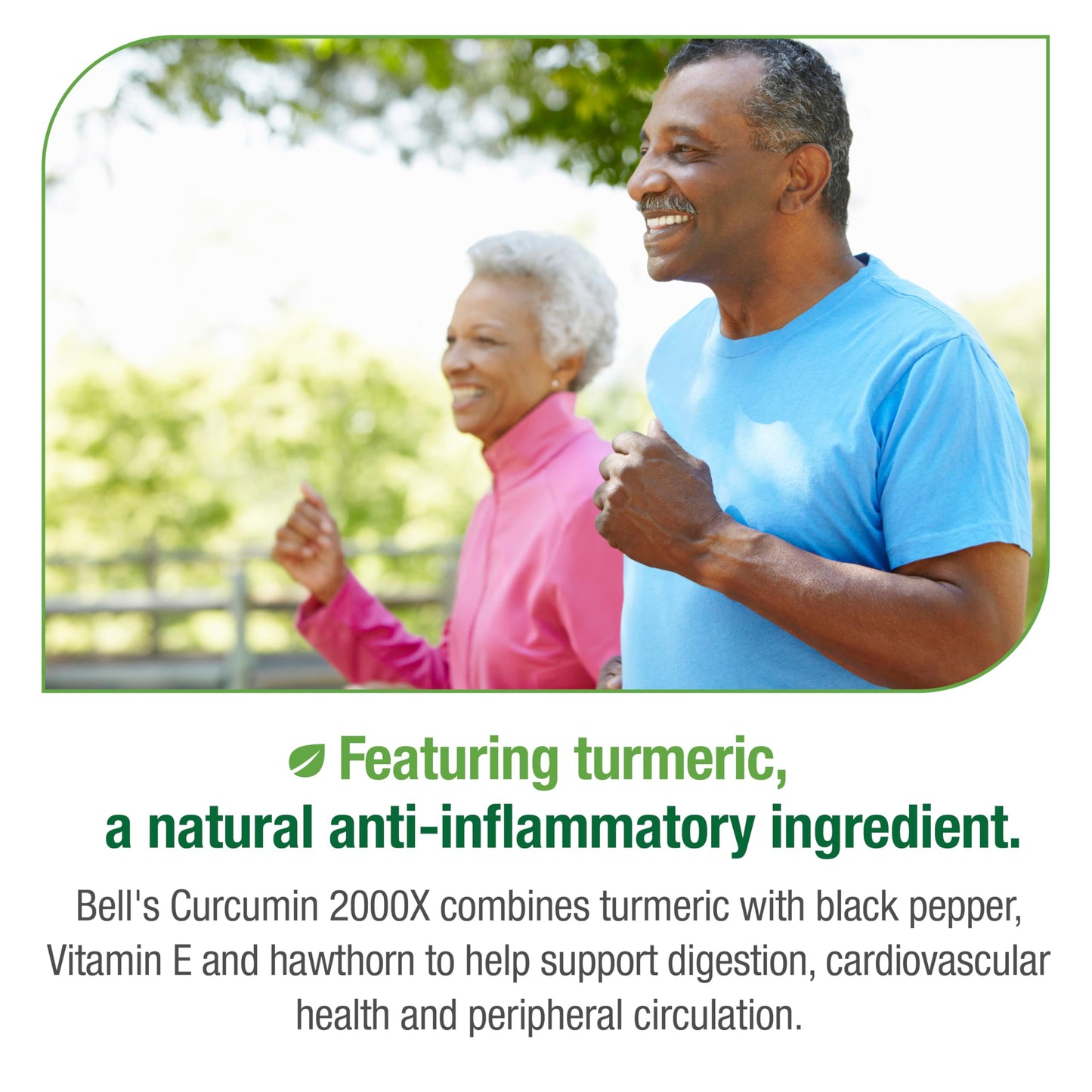 Bell Curcumin Supplements, Curcumin 2000X® - Proprietary Blend with Turmeric, Black Pepper, Vitamin E, Hawthorn- Help Support Digestion, Inflammation, Cardiovascular Health & Peripheral -90 units