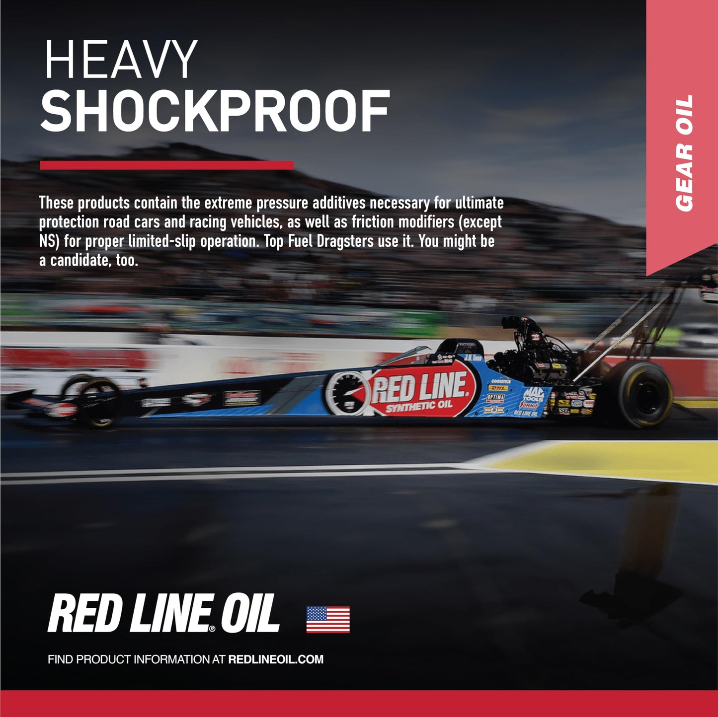 Red Line 58204 Heavy Shockproof Gear Oil - 1 Quart Bottle