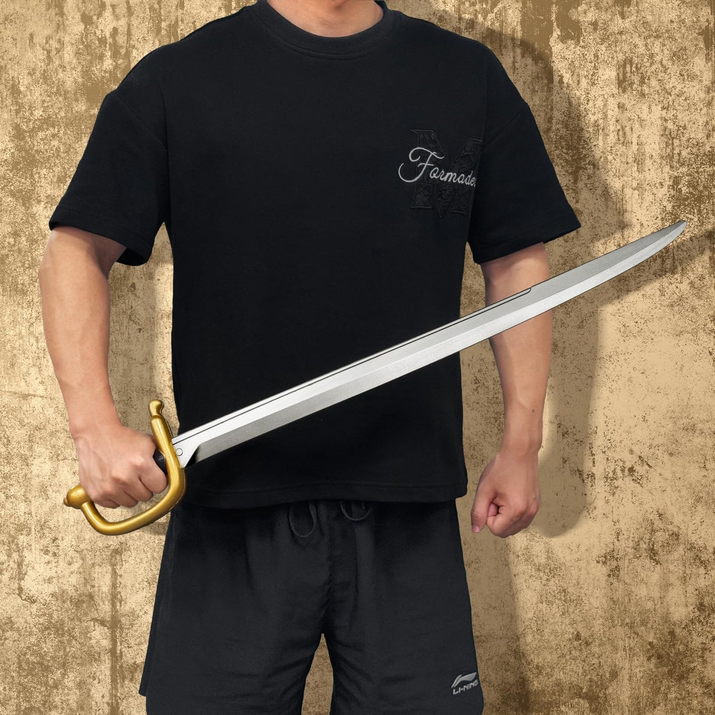 2pcs Pirate Cutlass Swords,31.5" Plastics Toy Sword,Medieval Pirate Costume Accessory for Halloween Cosplay LARP,Props